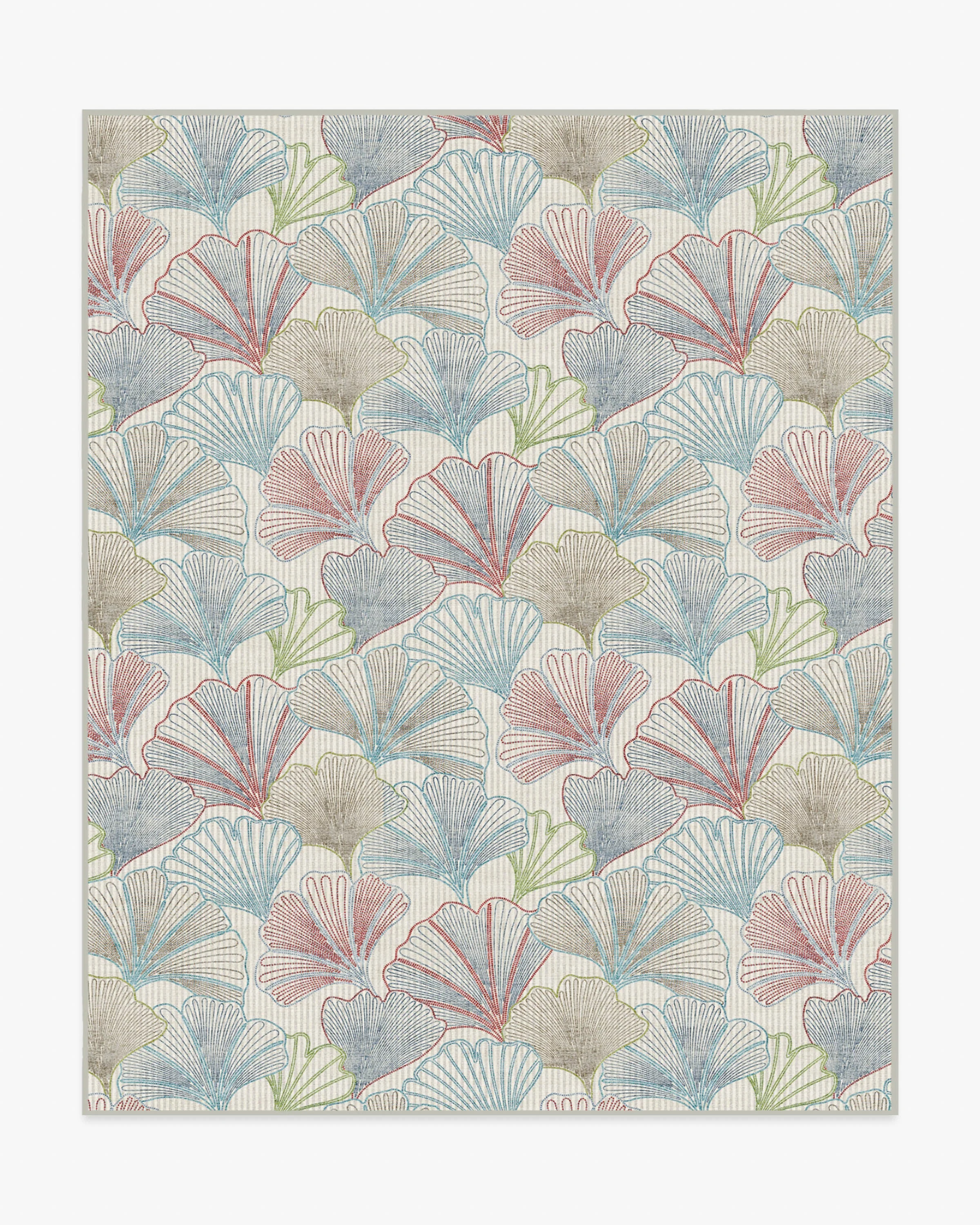 Deniz Blue & Red Flatwoven Rug - Image 12