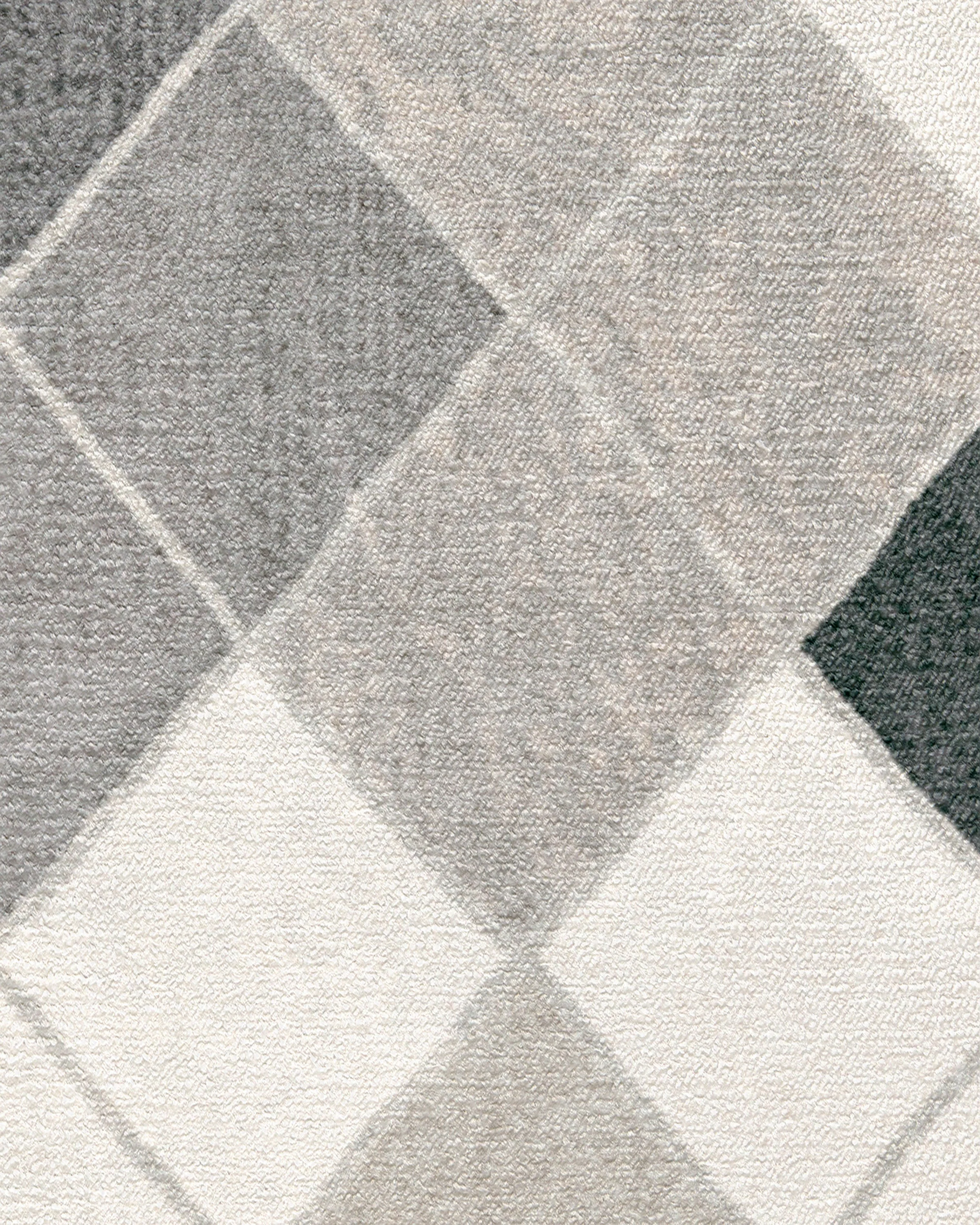 Diamond Mosaic Warm Grey Rug - Image 9