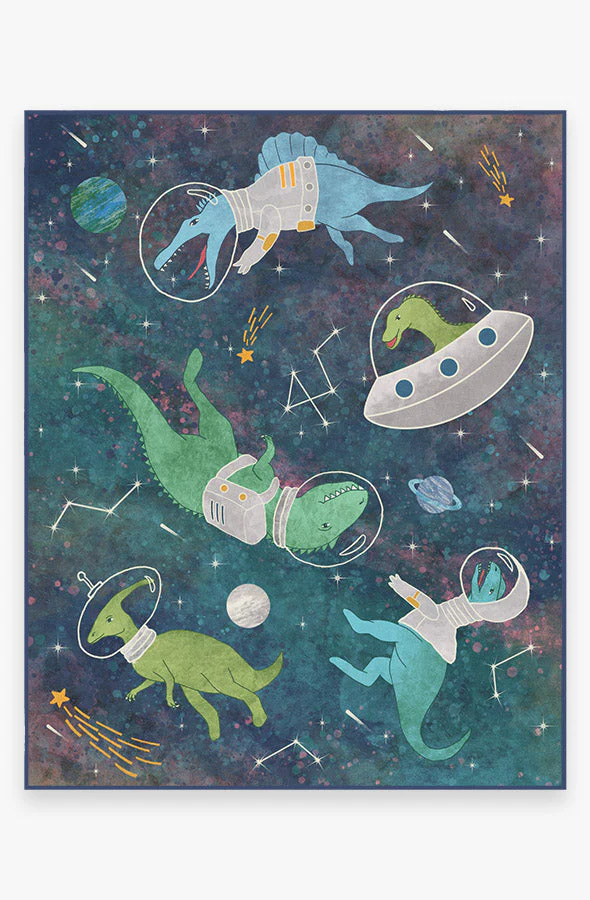 Dinosaurs in Space Rug - Image 8