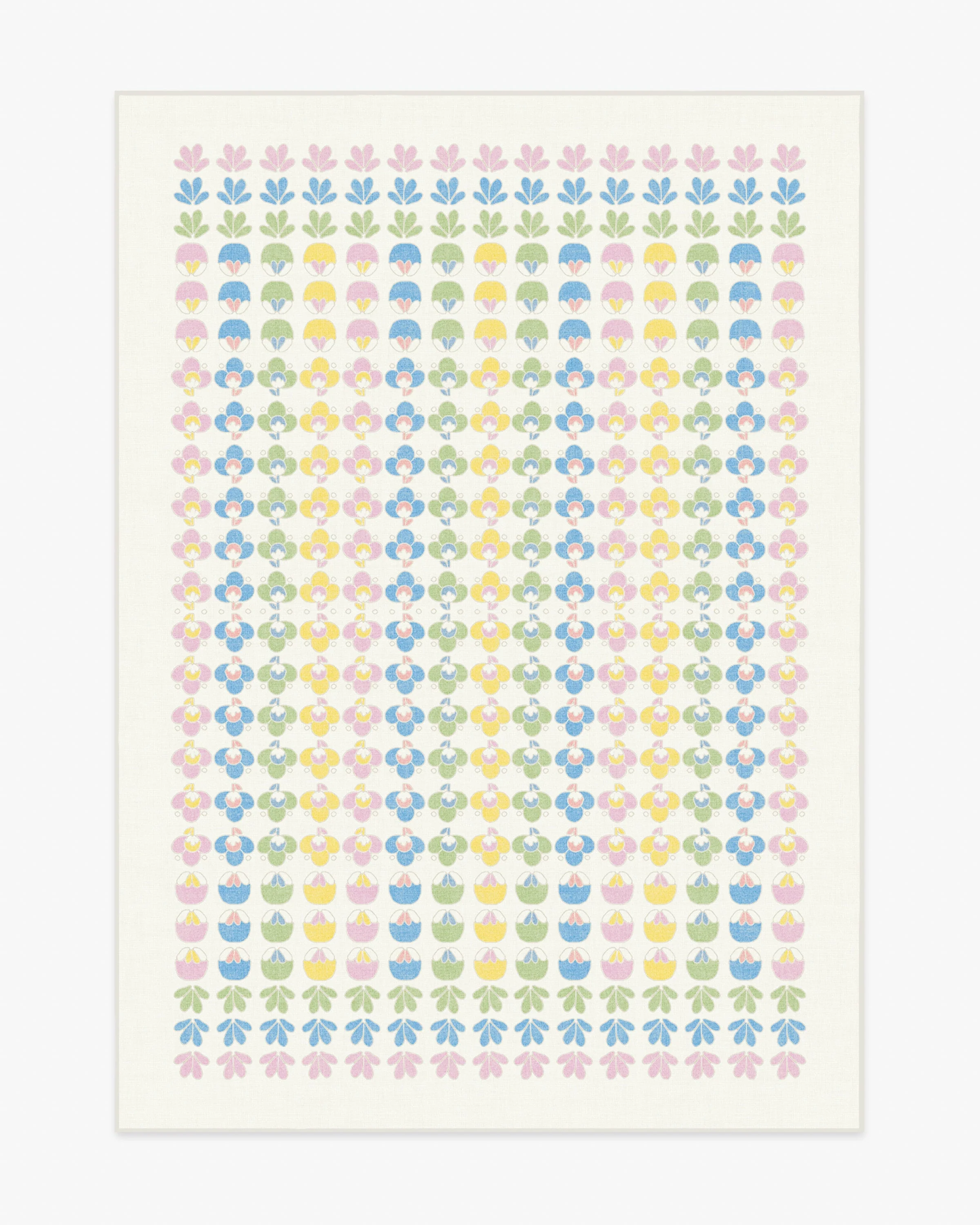 Ditzy Daisy Multicolor Rug