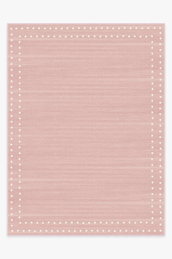 Dot Border Pink Rug - Image 9