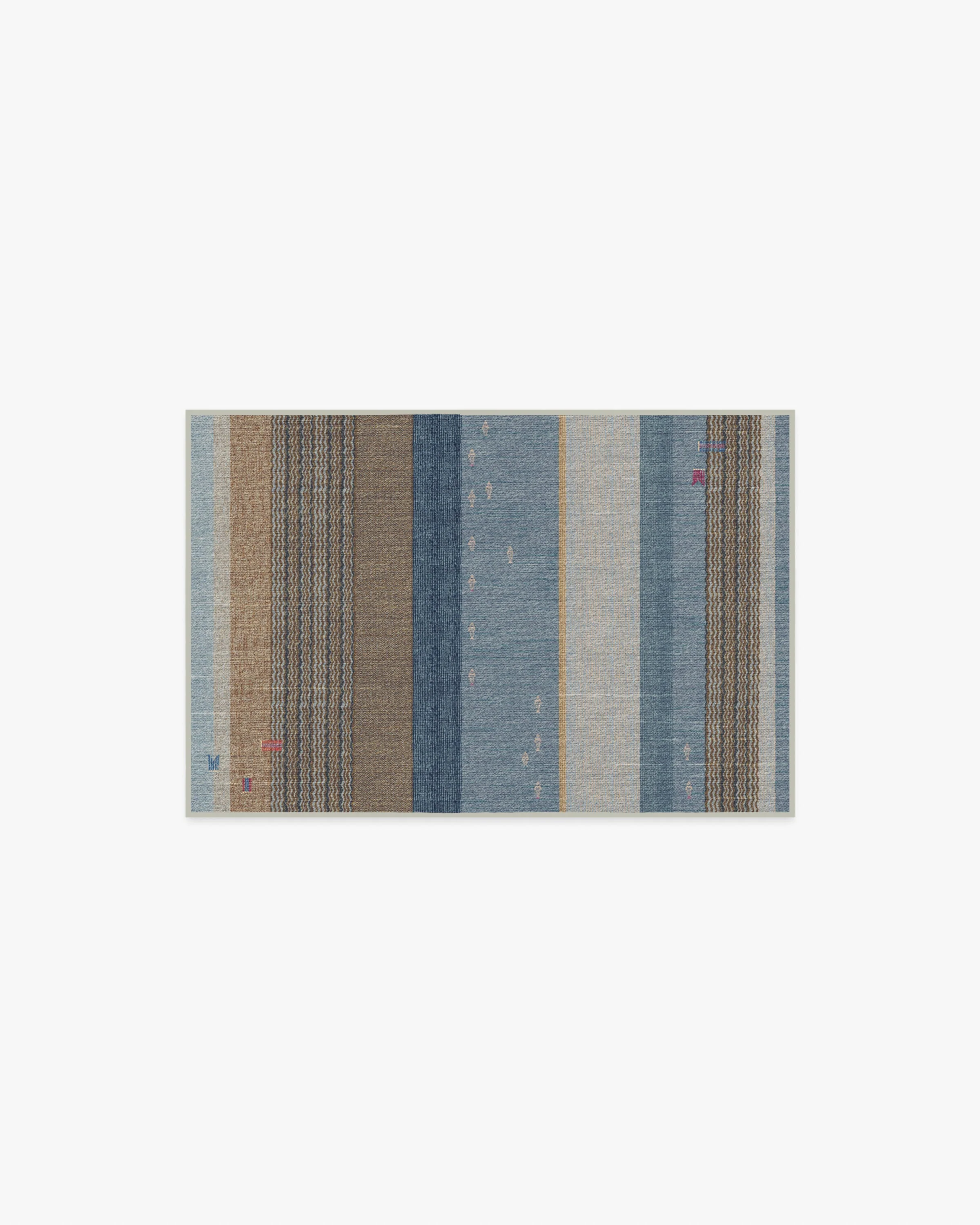 Dover Slate Blue & Natural Rug - Image 6