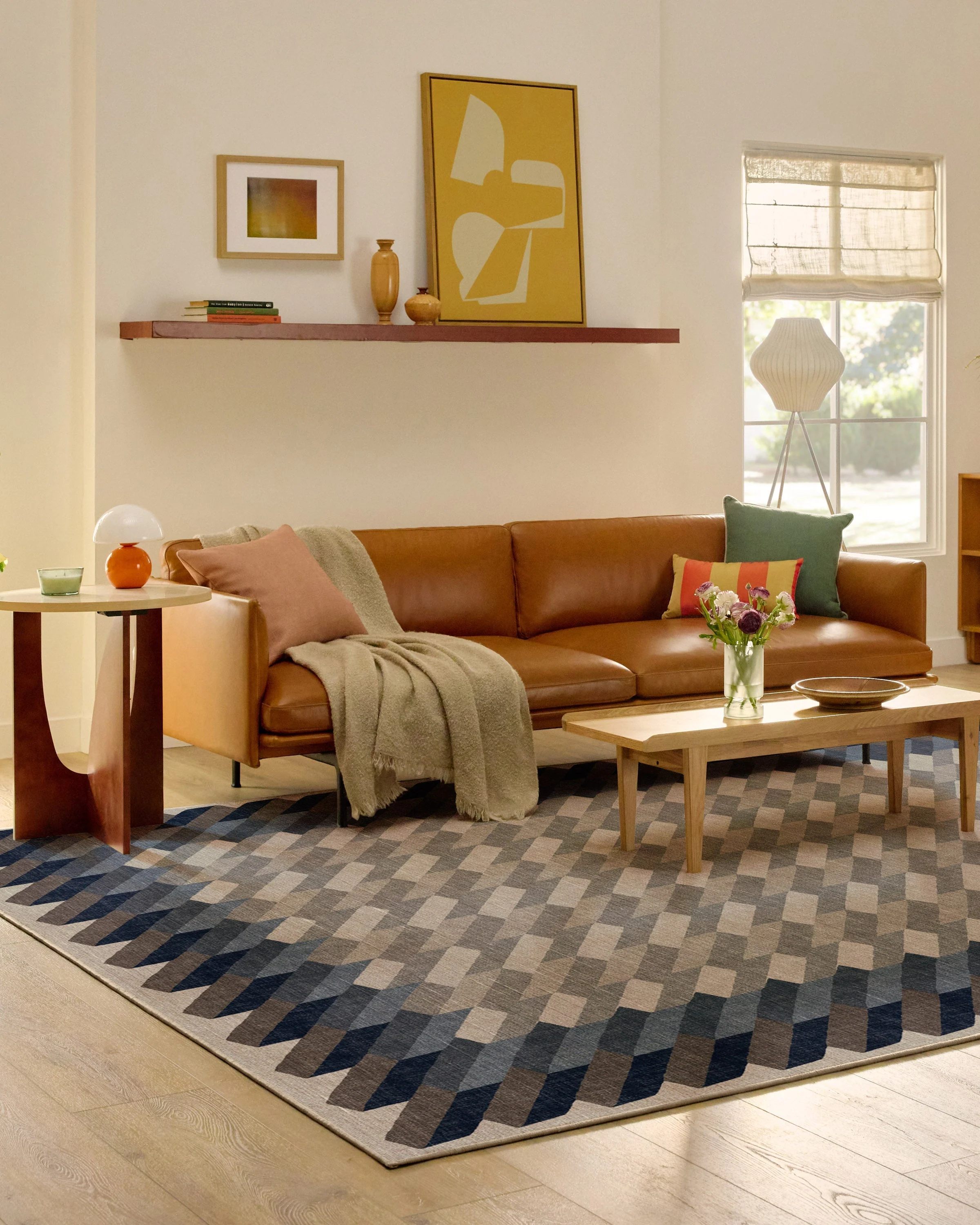 Echo Charcoal Flatwoven Rug - Image 2