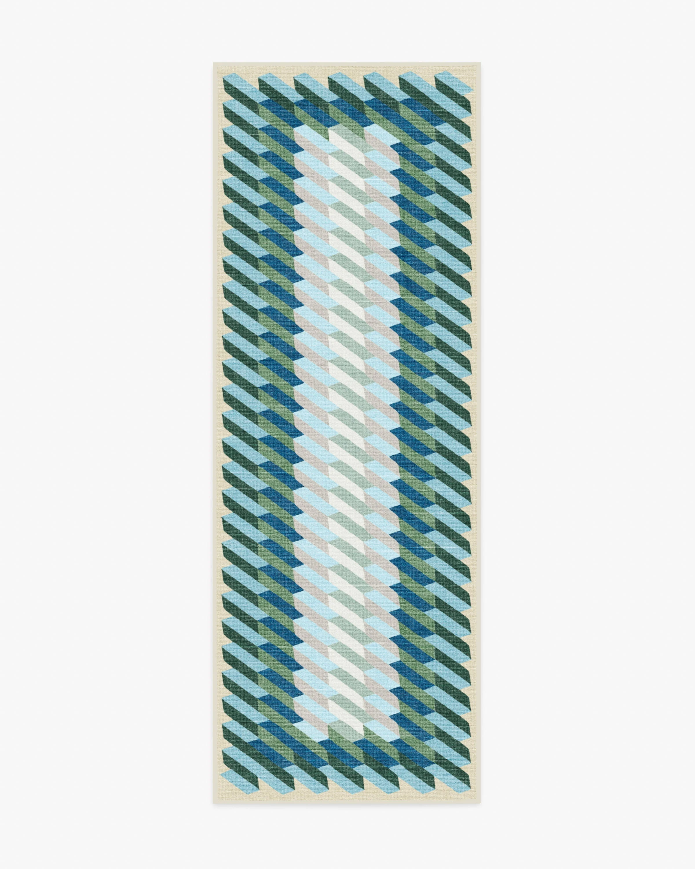 Echo Soft Teal Rug - Image 6