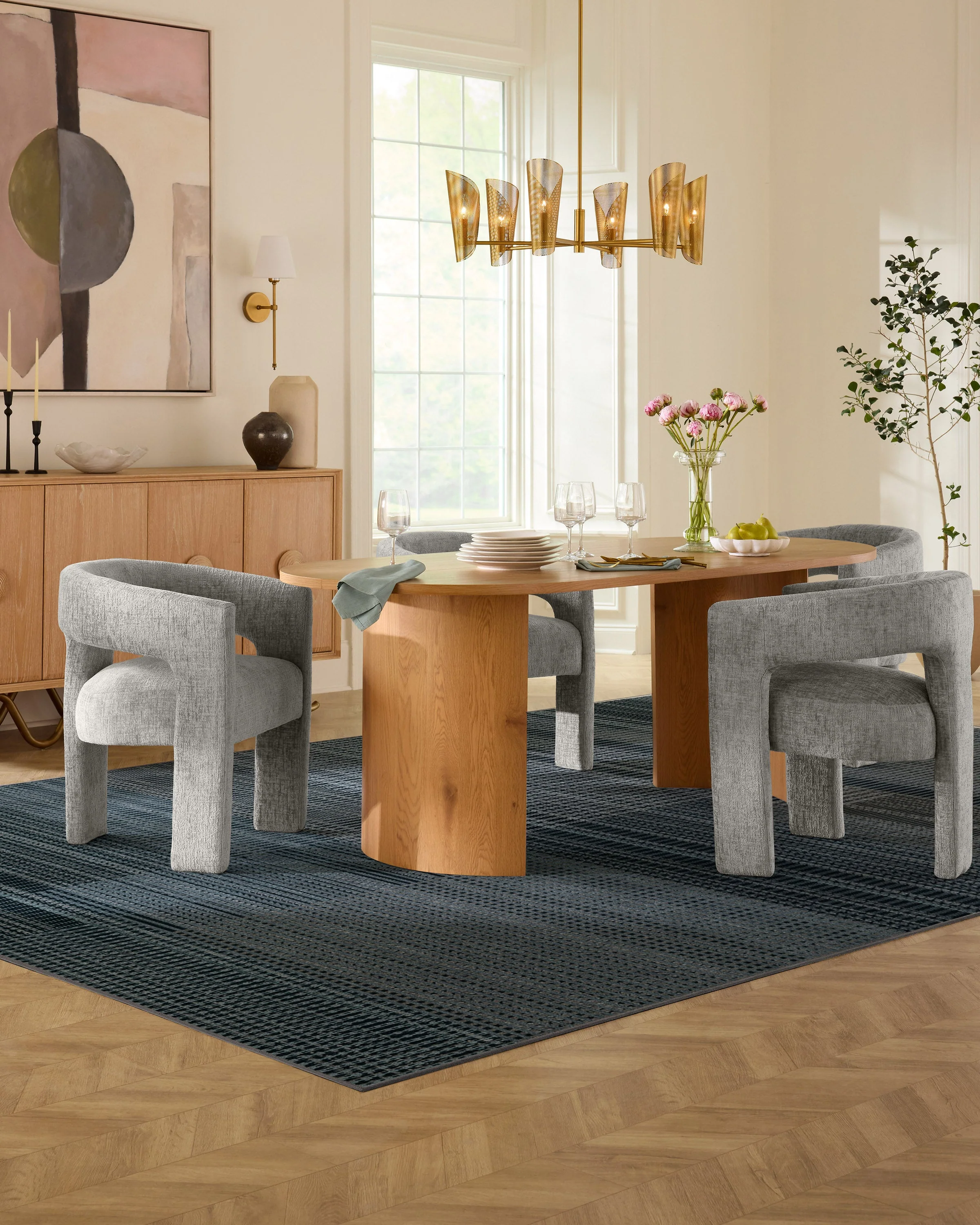 Eira Charcoal Rug - Image 2