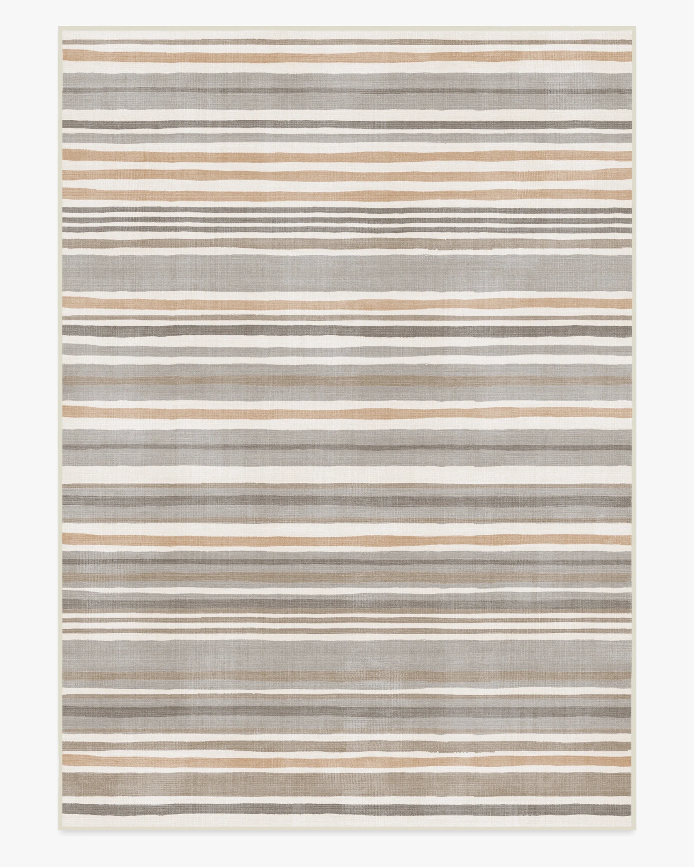 Elio Stripe Grey & Ivory Rug - Image 11