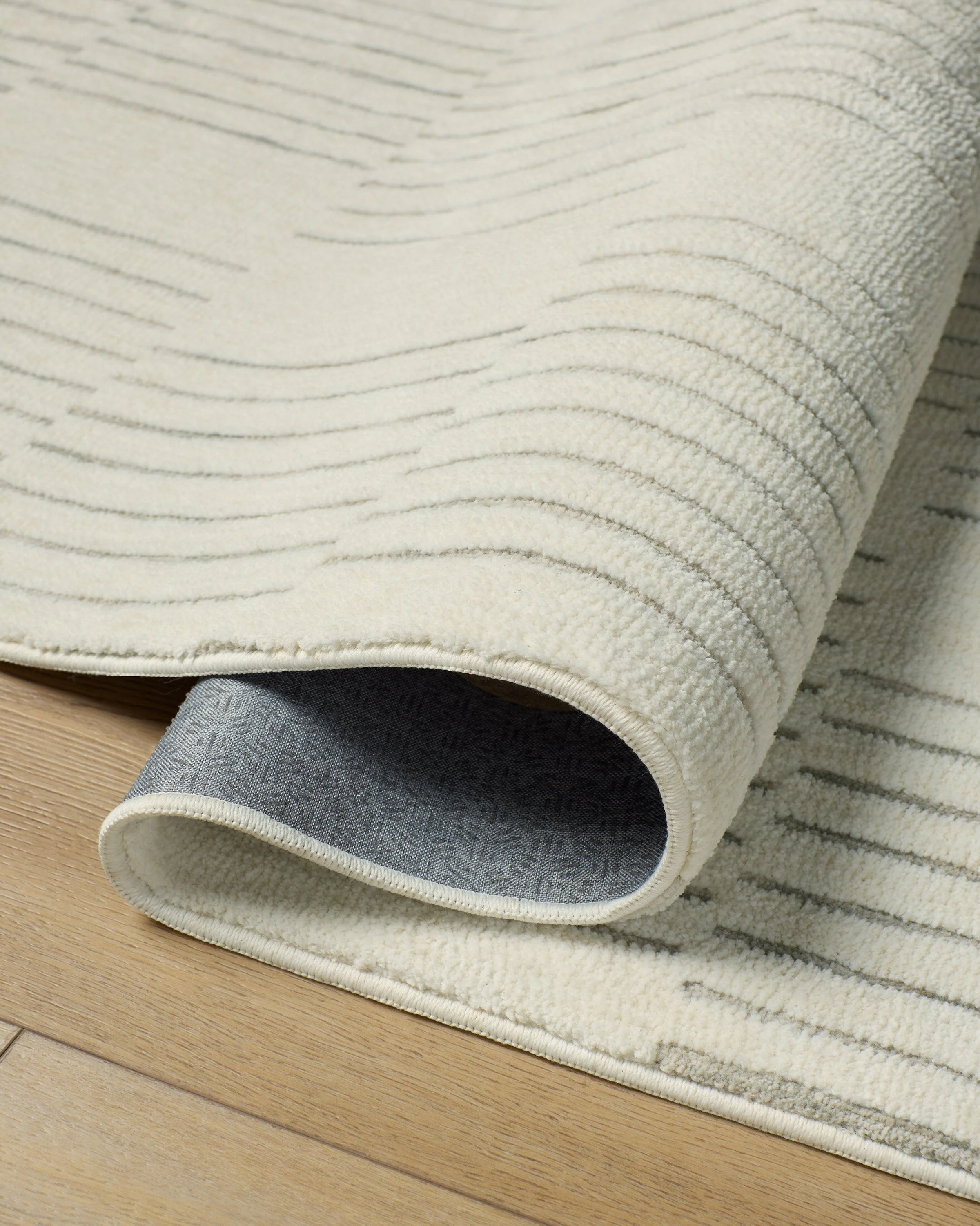 Ellis Soft White Plush Rug - Image 3