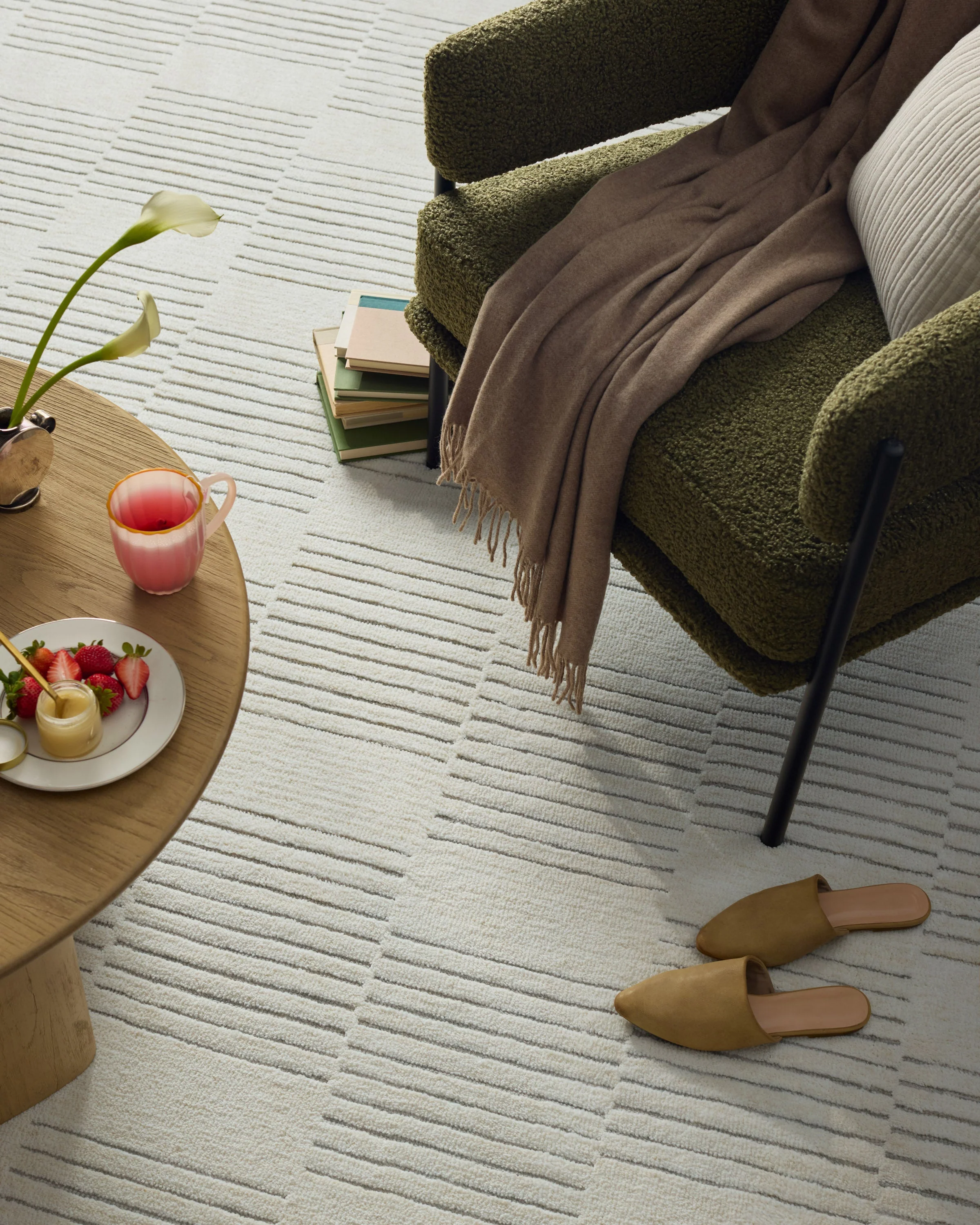 Ellis Soft White Plush Rug - Image 6