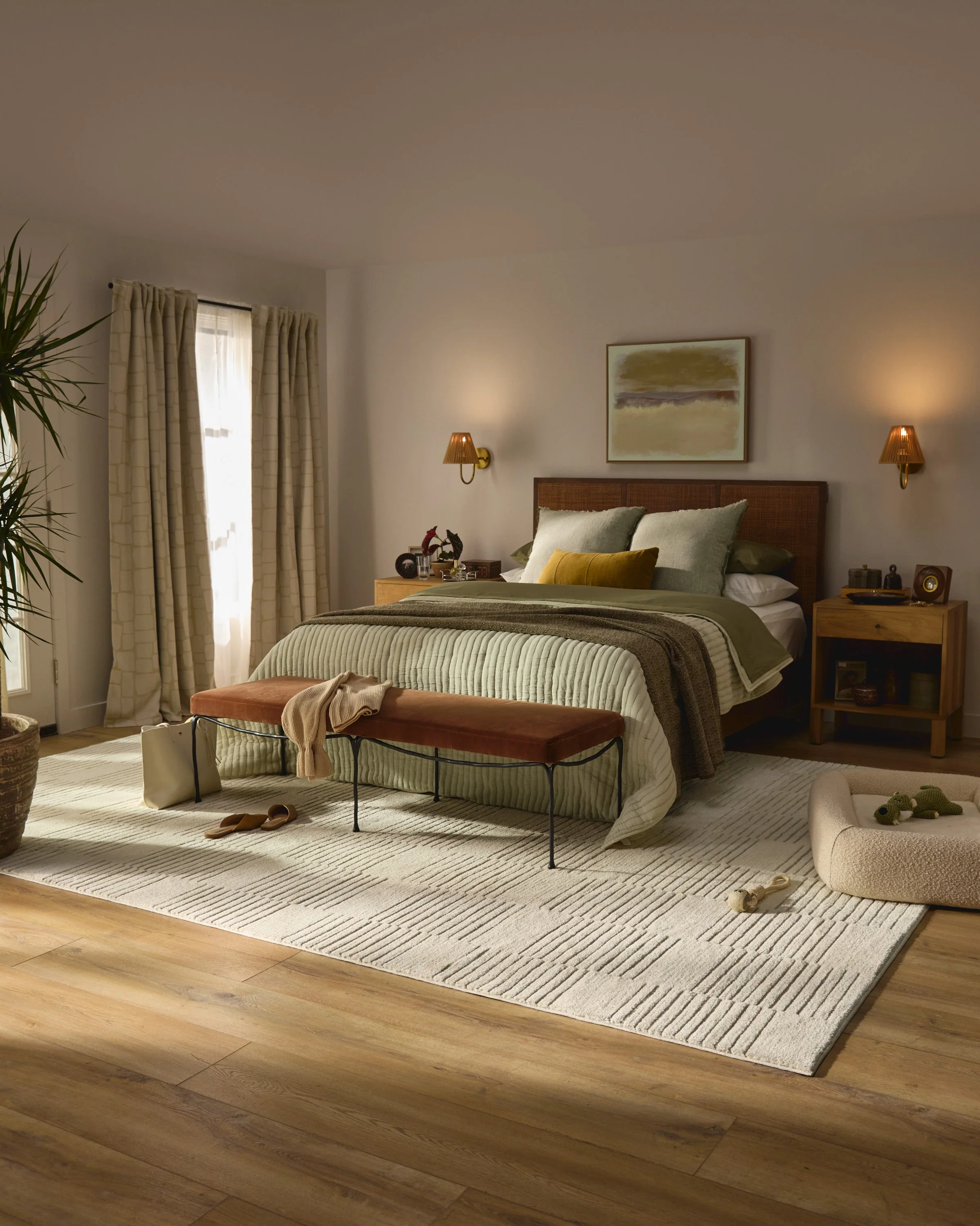 Ellis Soft White Plush Rug - Image 7