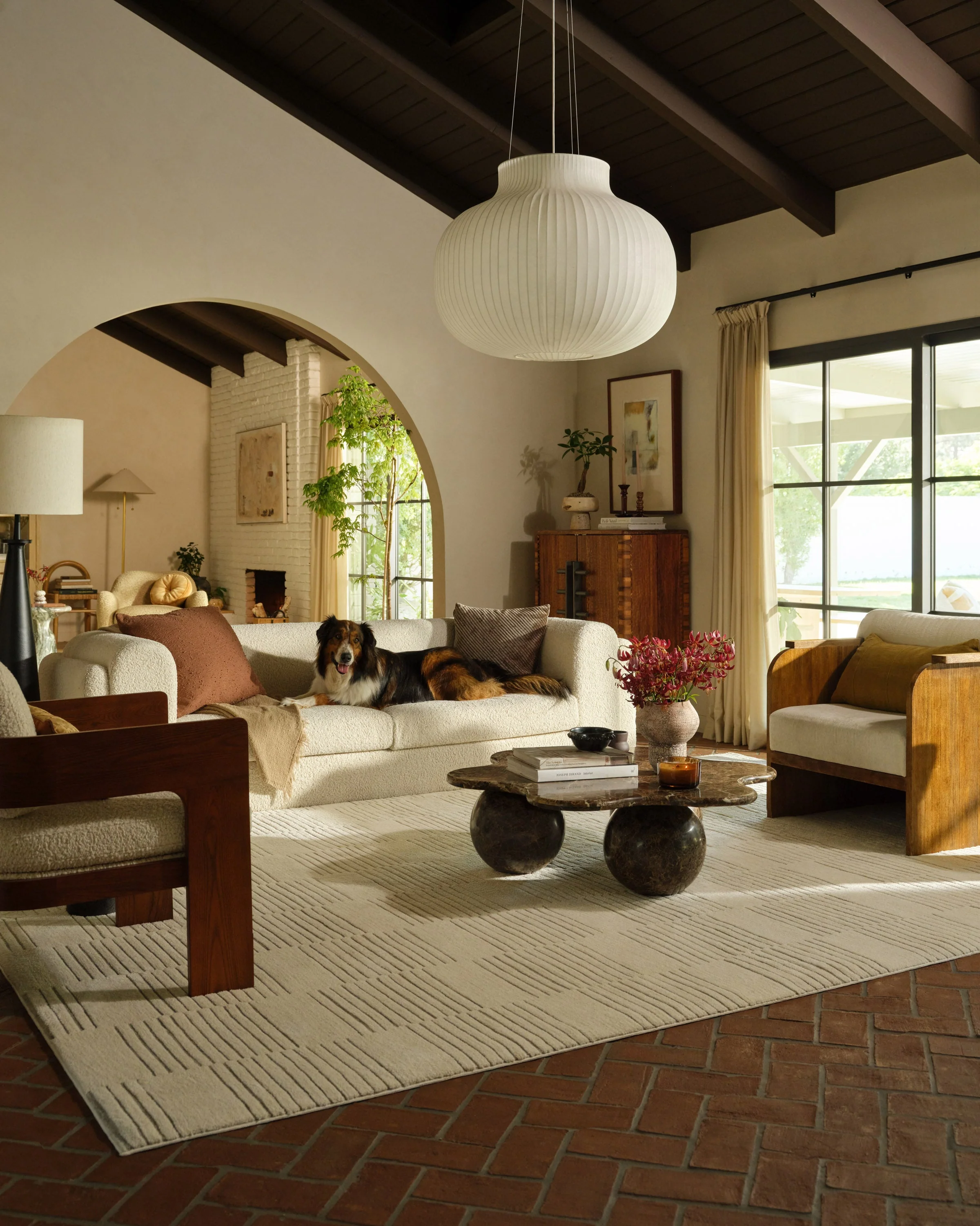 Ellis Soft White Plush Rug - Image 8