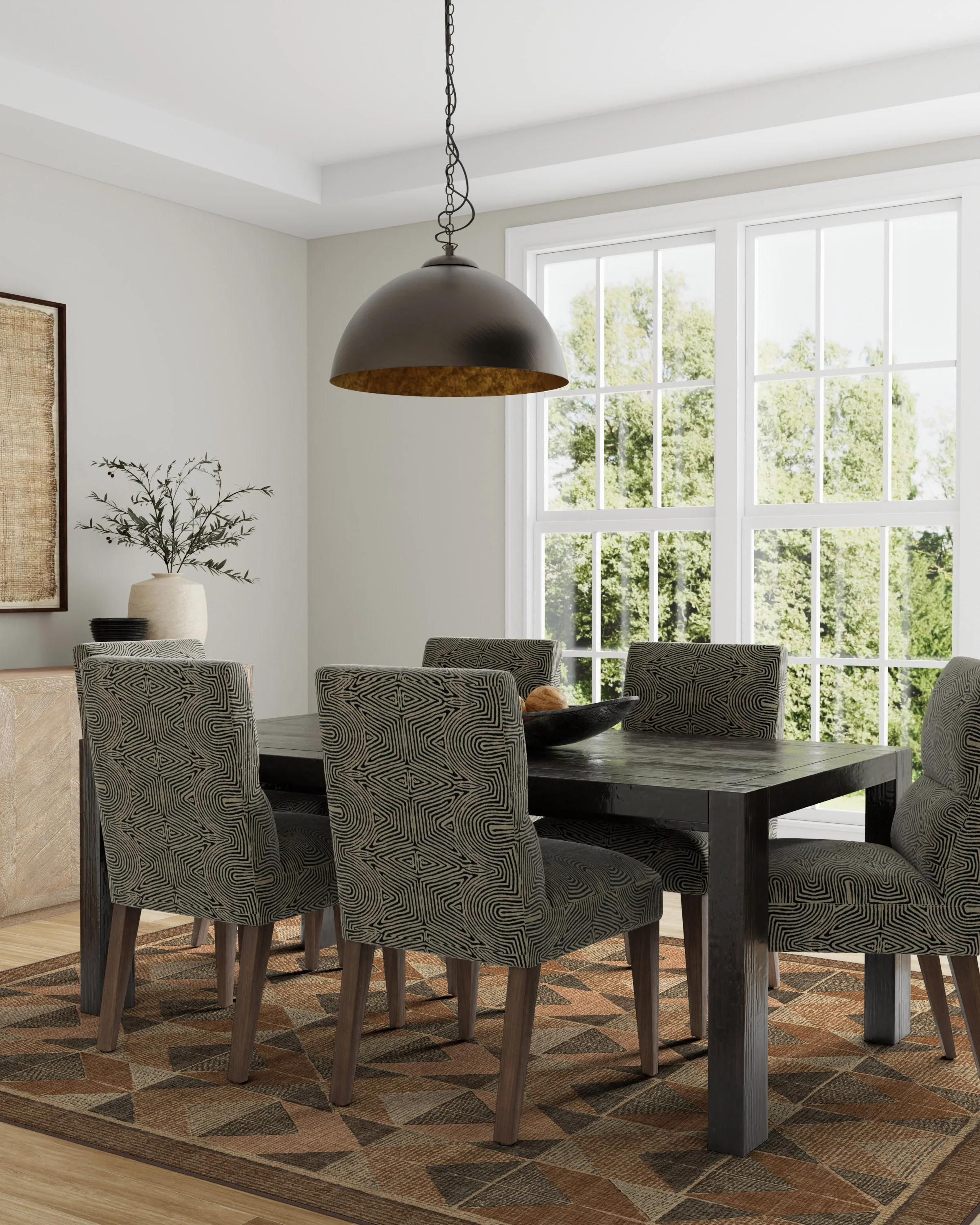 Ember Copper & Brown Flatwoven Rug - Image 6