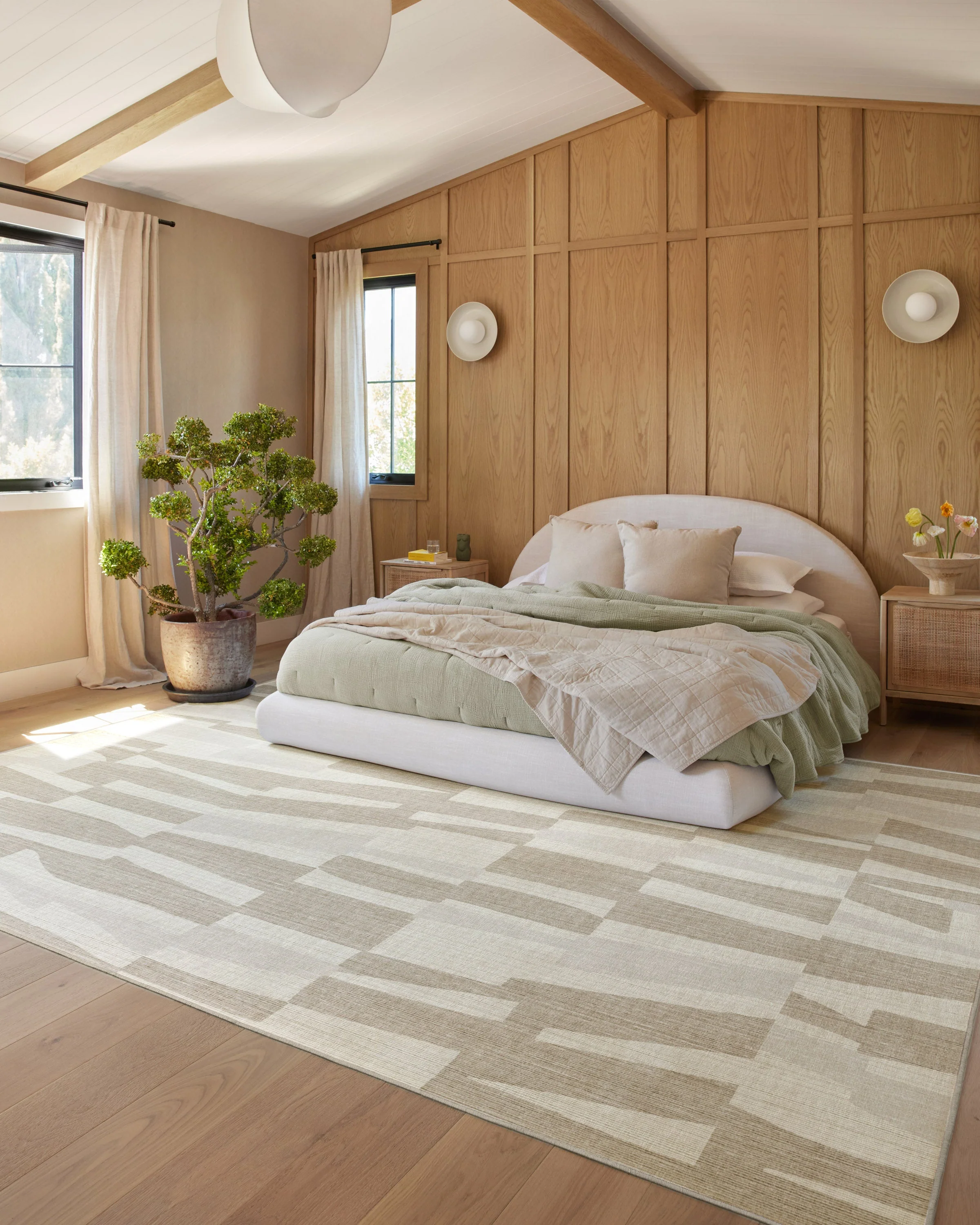 Enzo Taupe & Natural Flatwoven Rug - Image 11