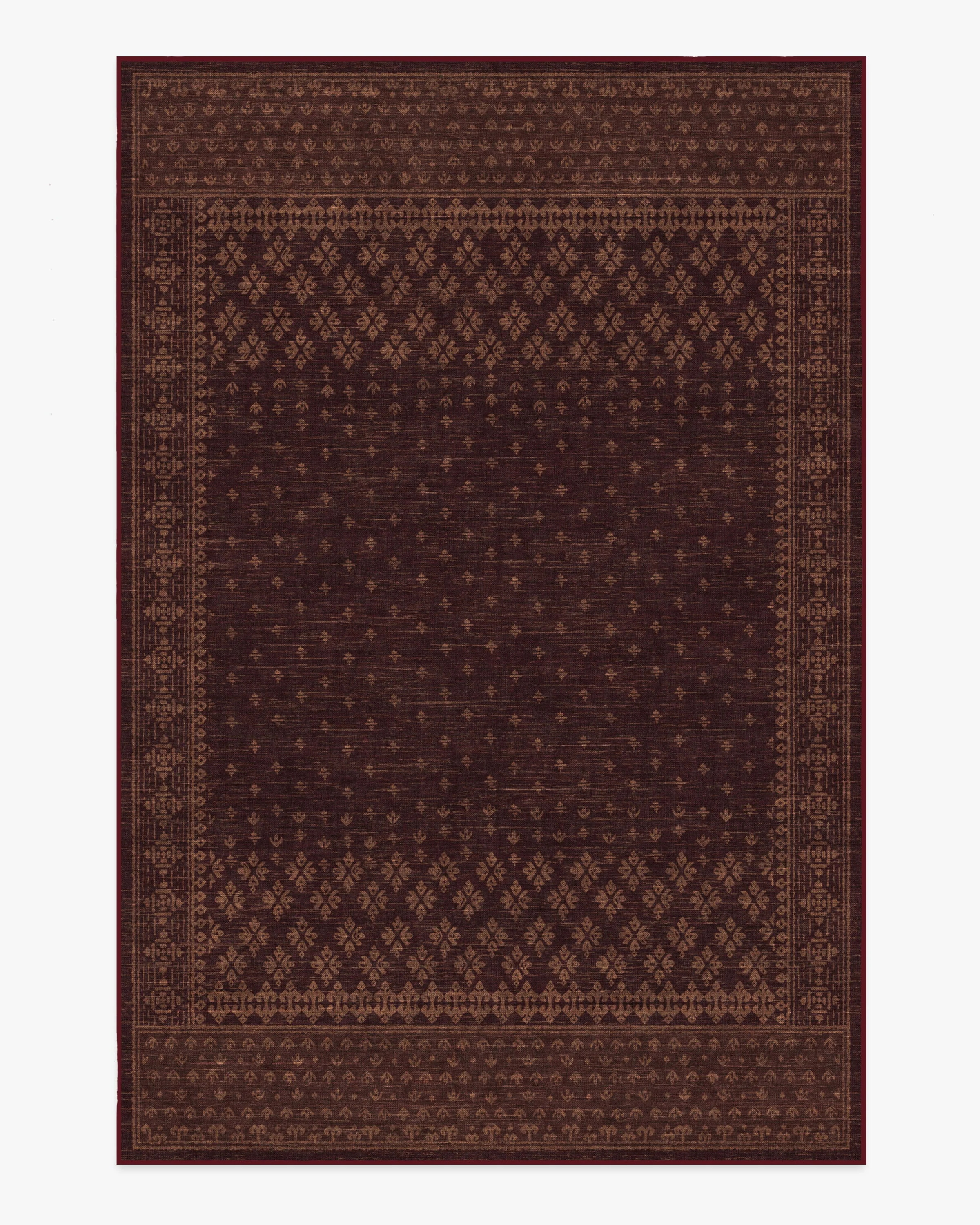 Fernanda Burgundy Rug - Image 8