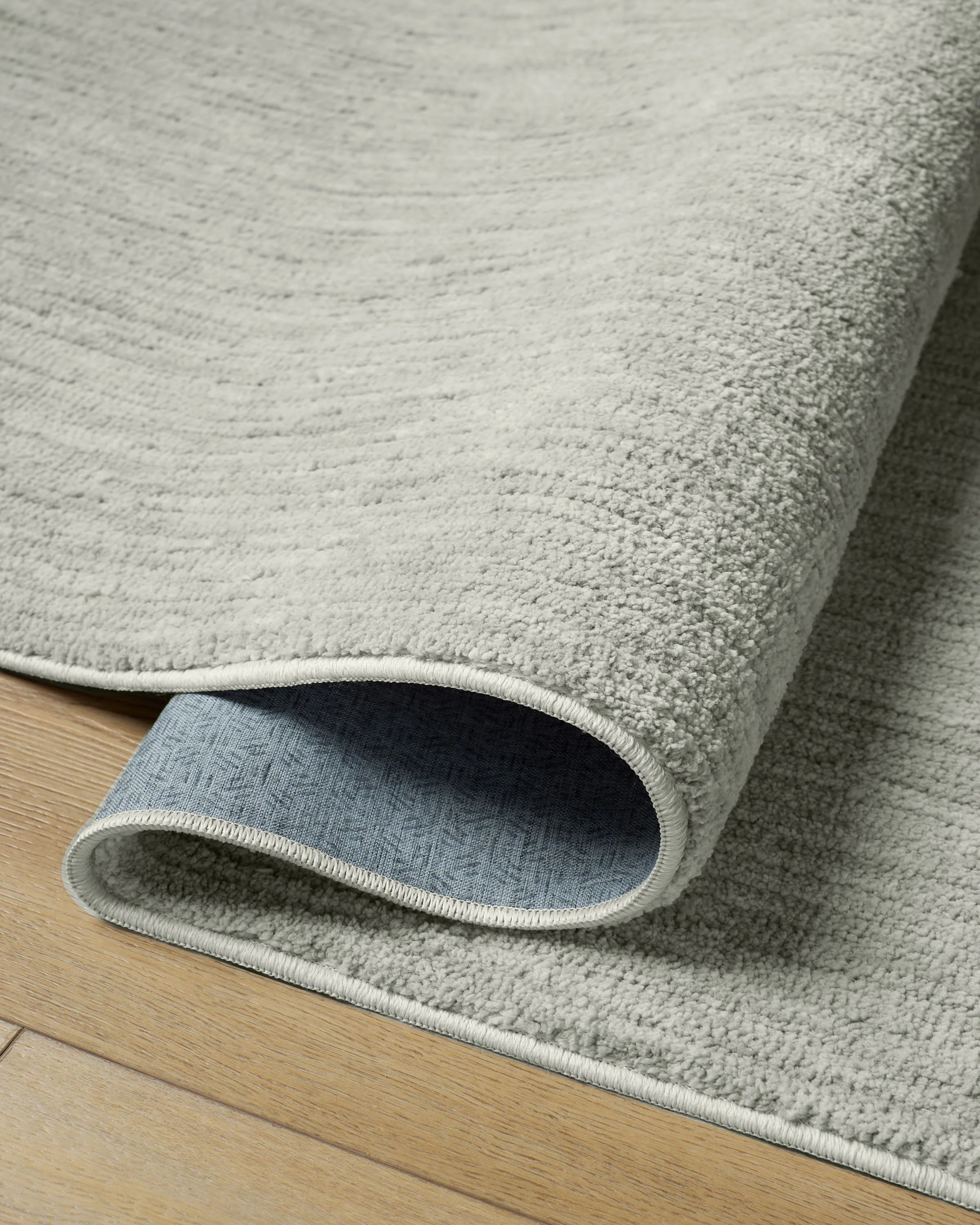 Finley Cloud Grey Plush Rug - Image 3