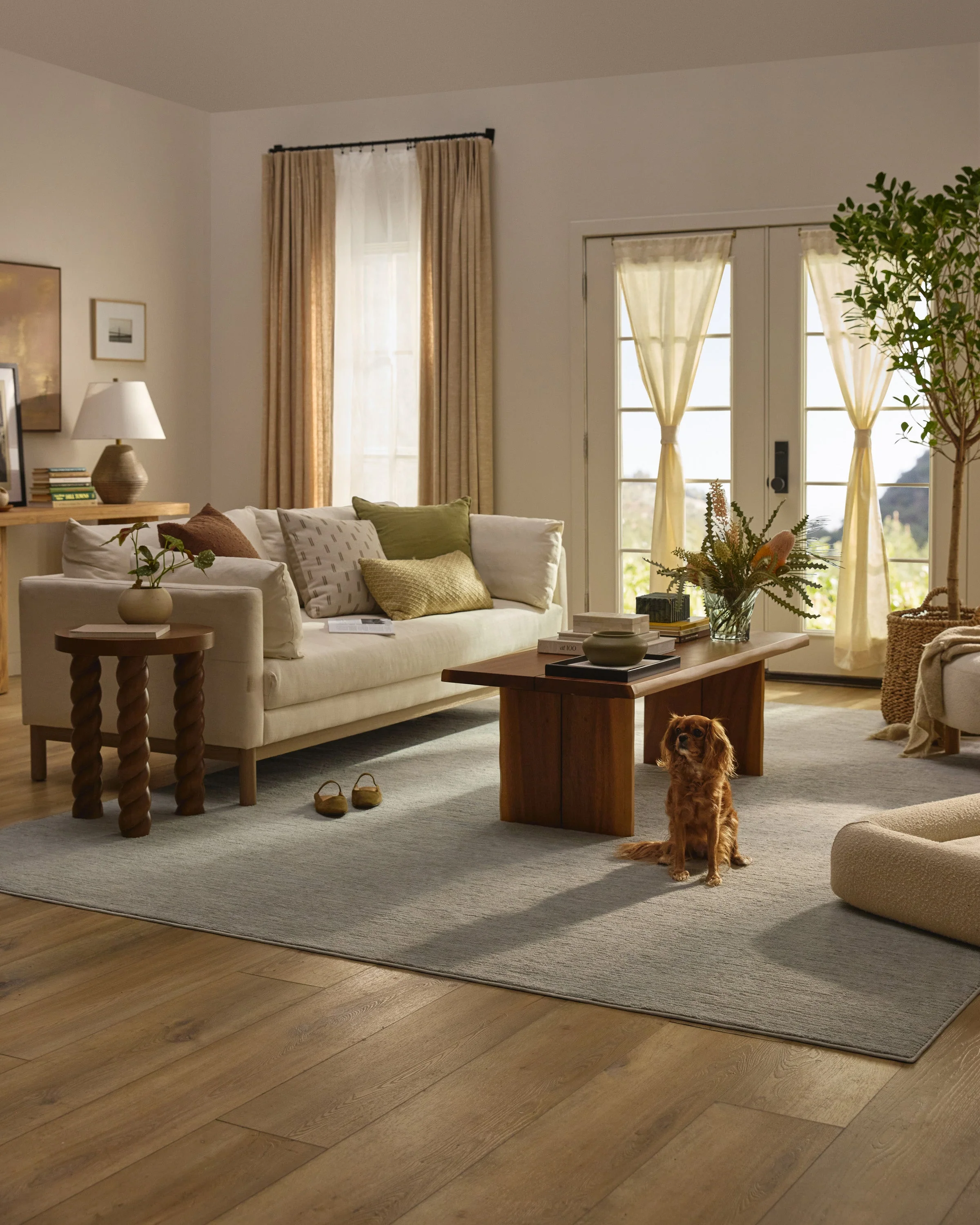 Finley Cloud Grey Plush Rug - Image 8