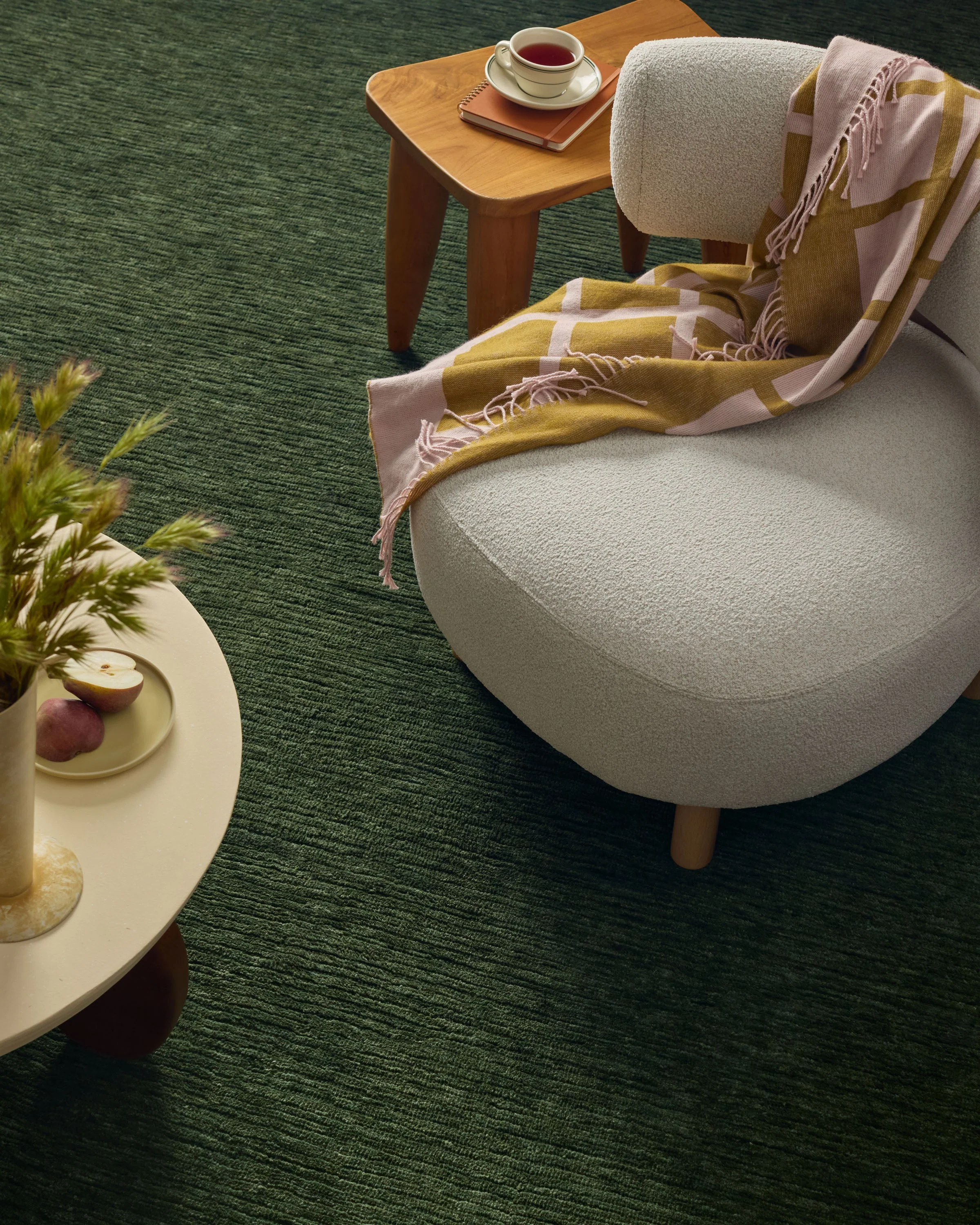 Finley Moss Green Plush Rug - Image 7