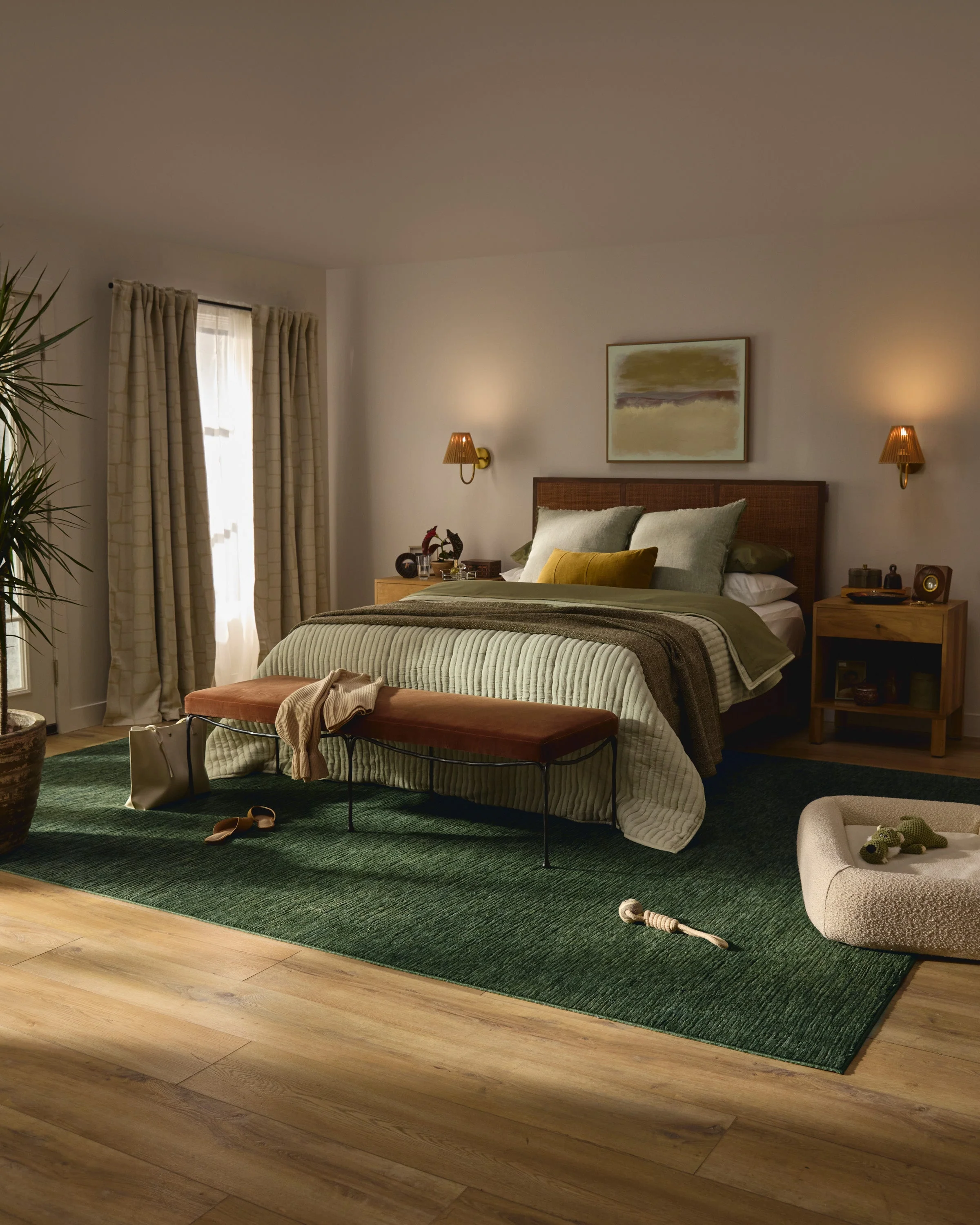 Finley Moss Green Plush Rug - Image 8