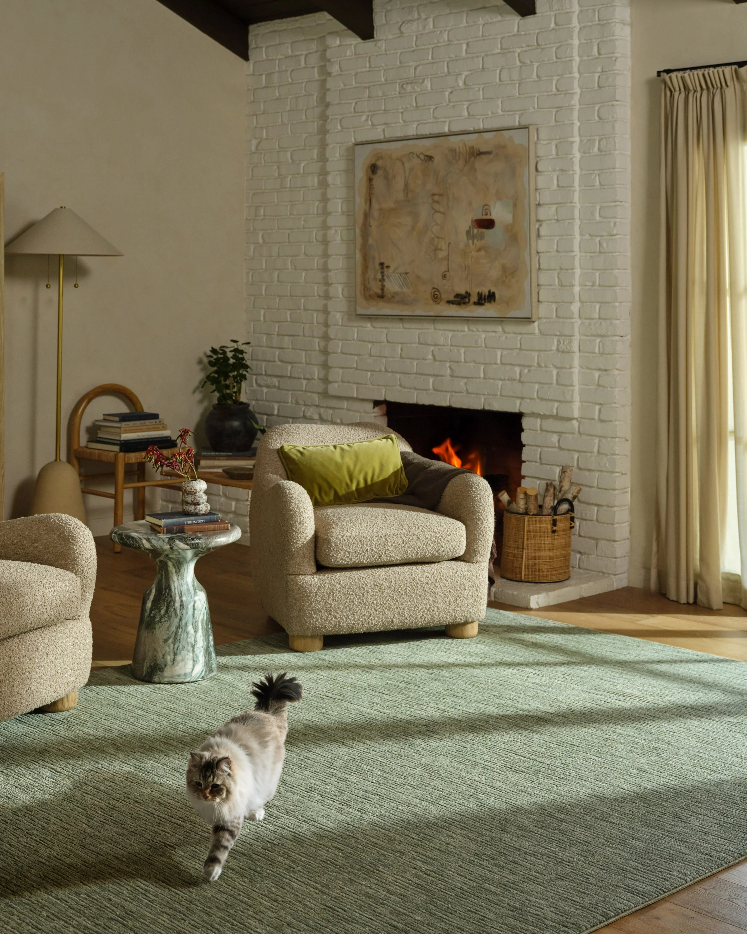 Finley Sage Plush Rug - Image 6