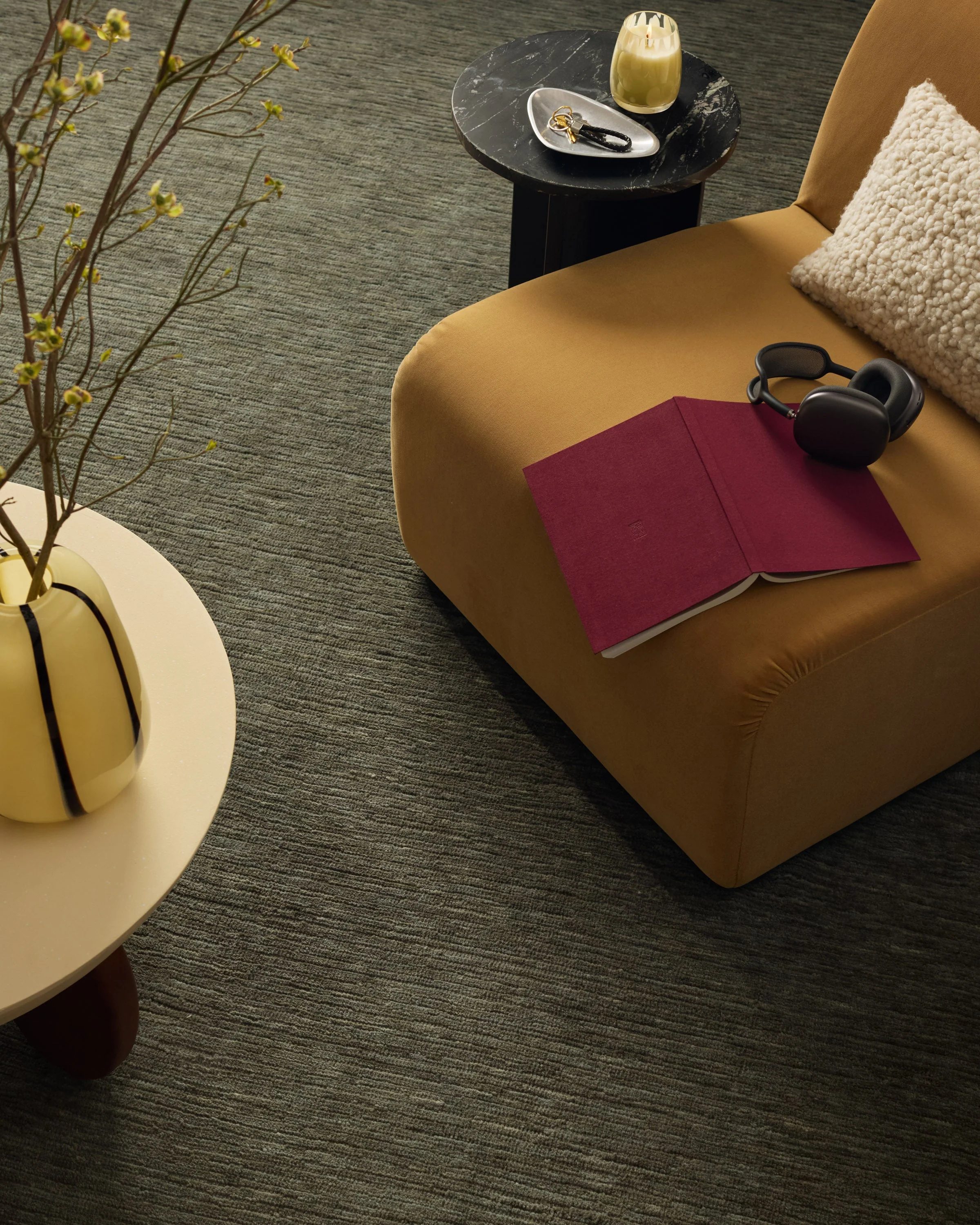 Finley Smoke Grey Plush Rug - Image 6