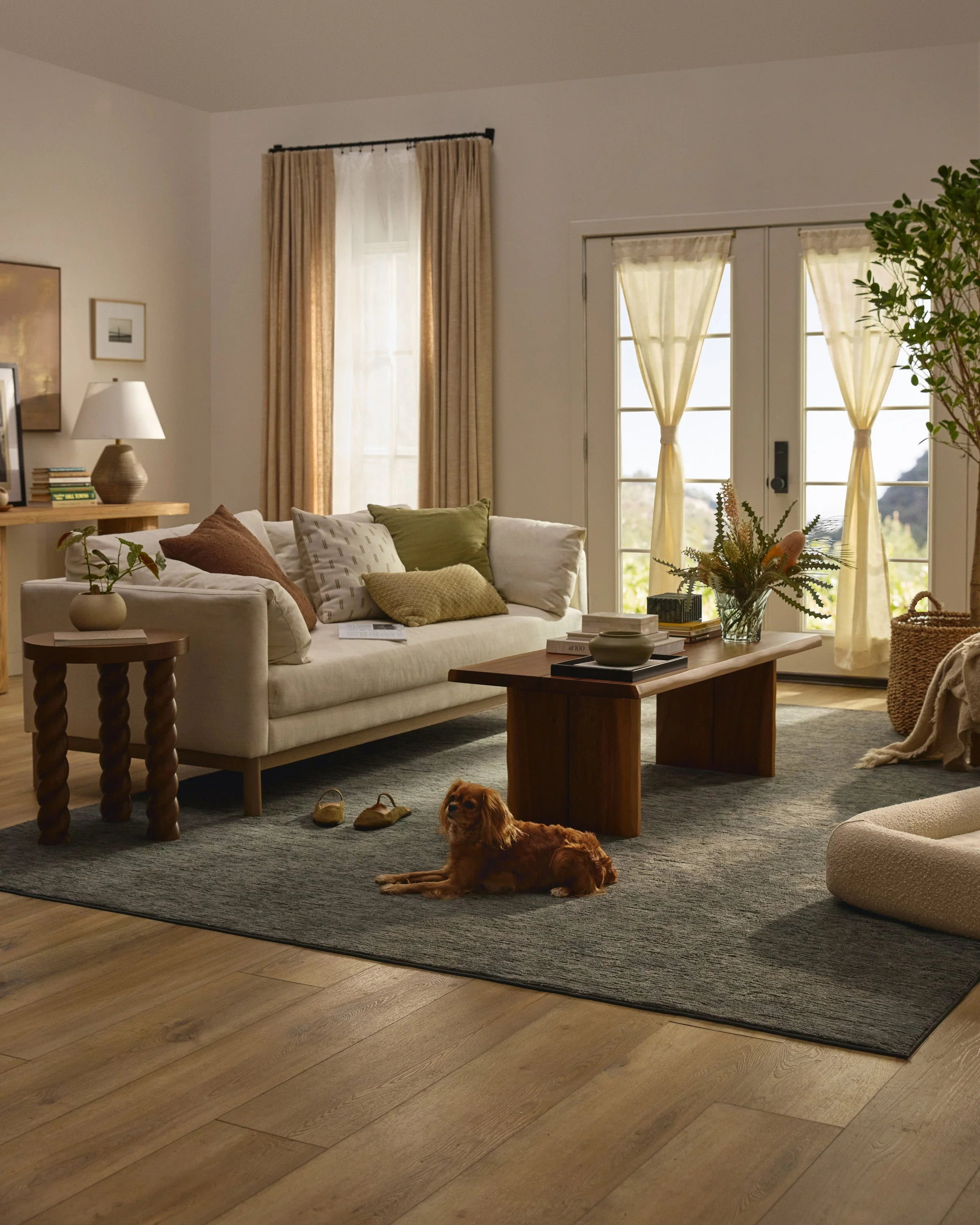 Finley Smoke Grey Plush Rug - Image 8