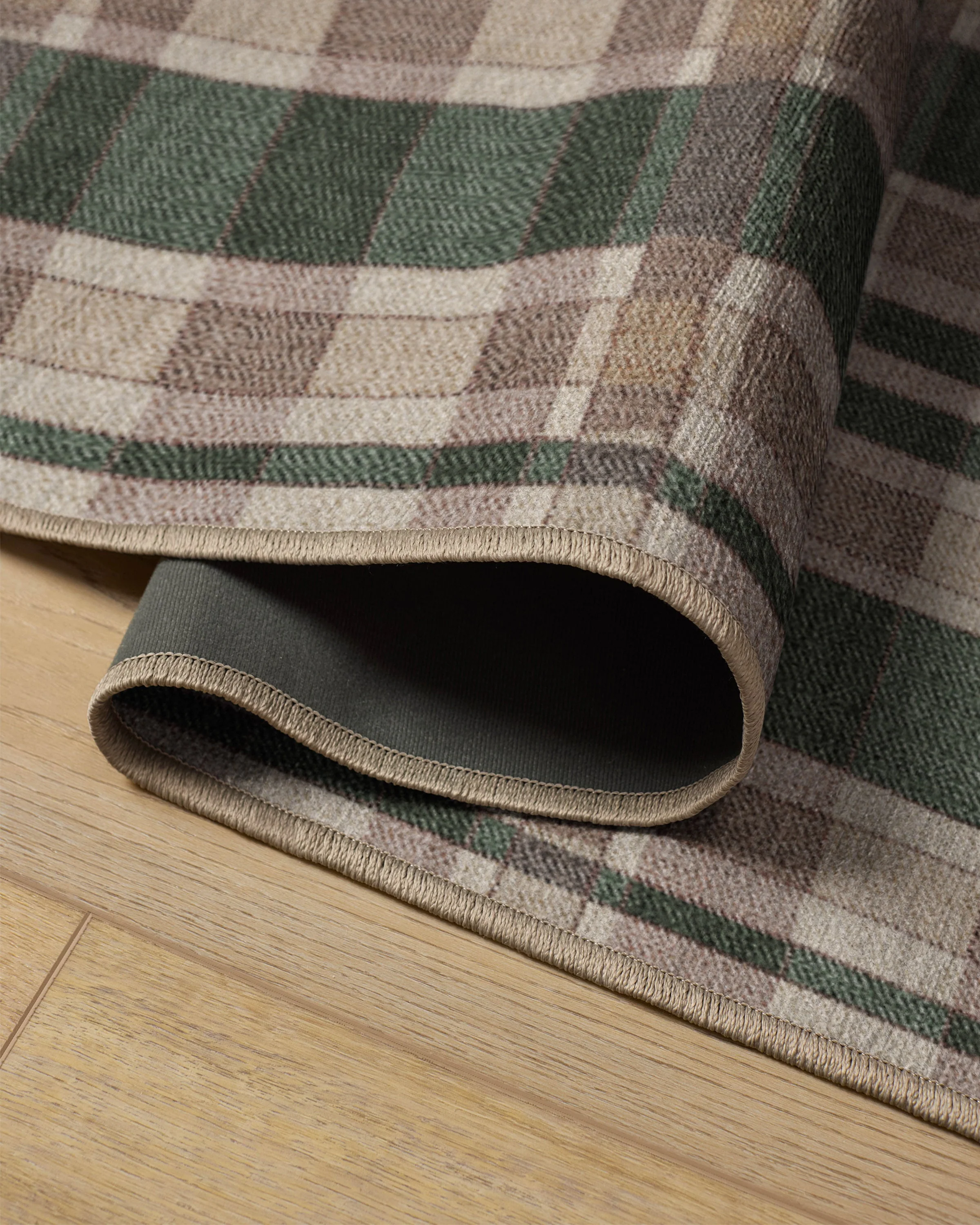 Finn Green Flatwoven Rug - Image 3