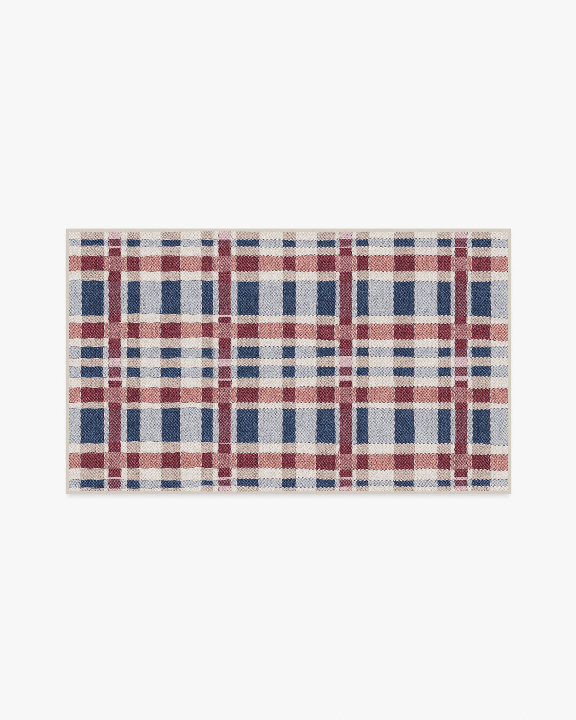 Finn Red & Blue Rug - Image 7