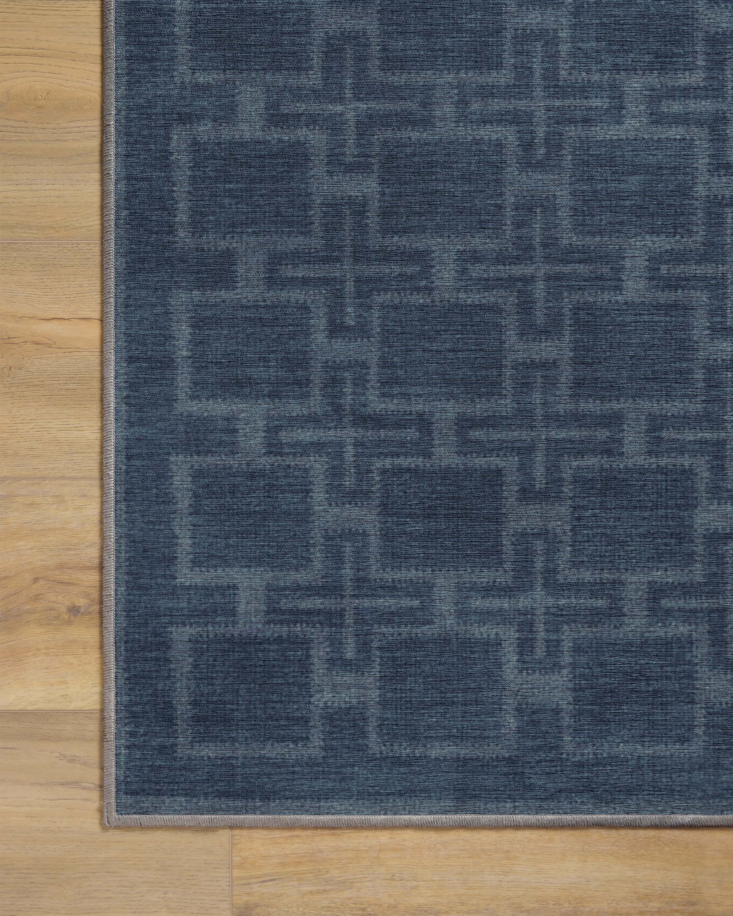 Fletcher Blue Flatwoven Rug - Image 4