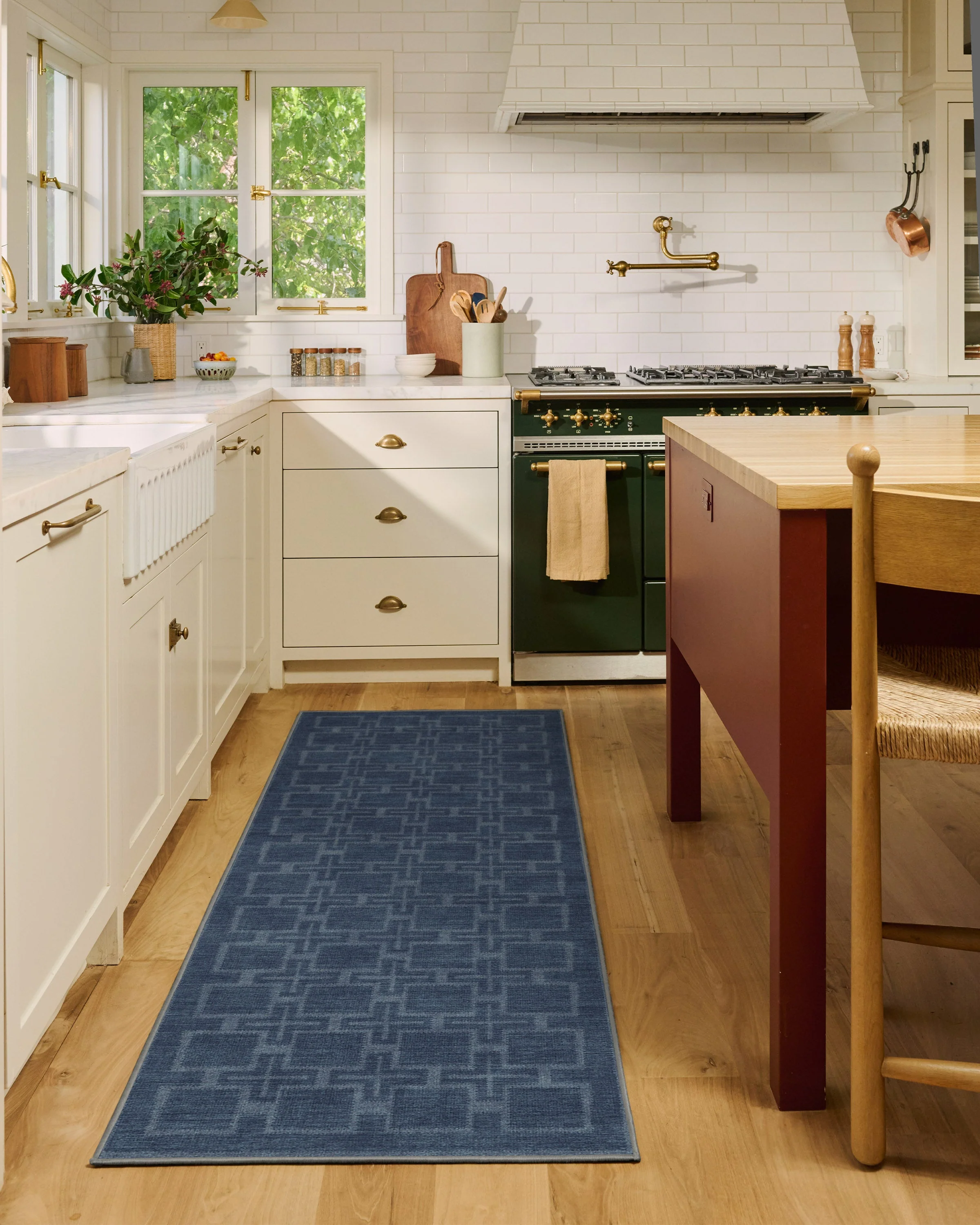 Fletcher Blue Flatwoven Rug - Image 5