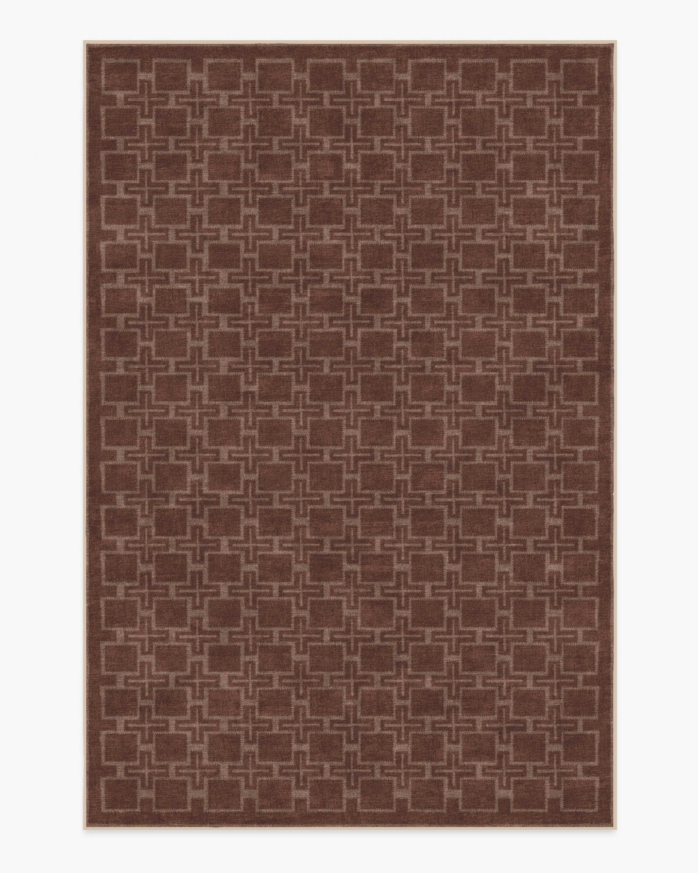 Fletcher Rust Flatwoven Rug - Image 10