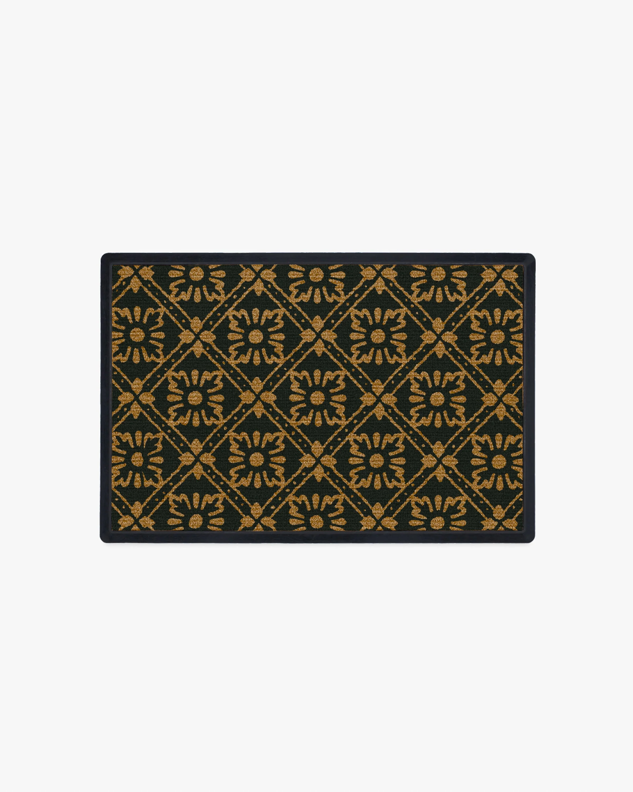Floral Lattice Doormat