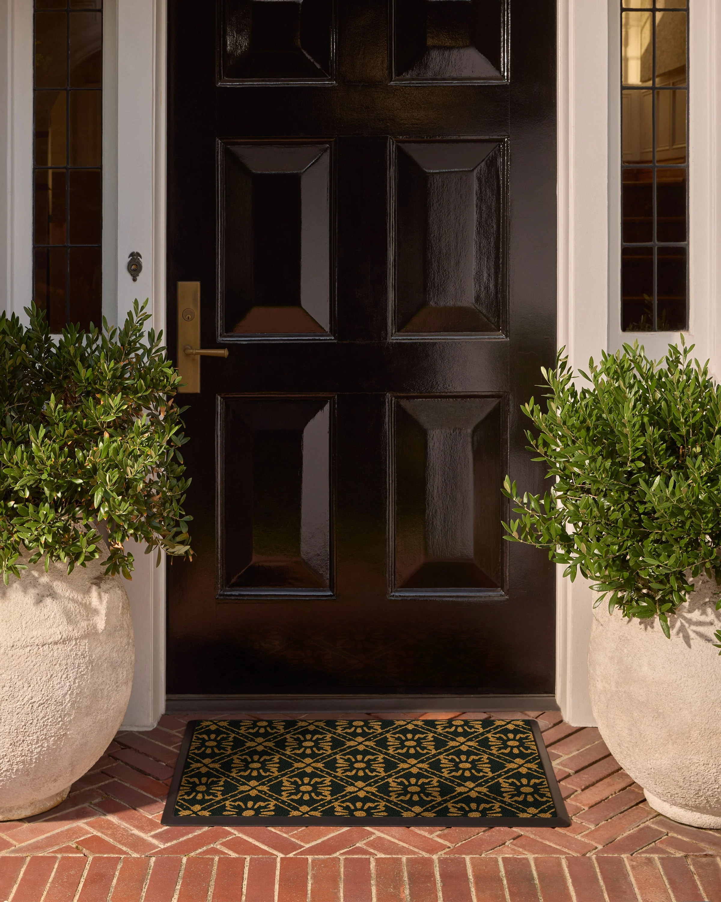 Floral Lattice Doormat - Image 3