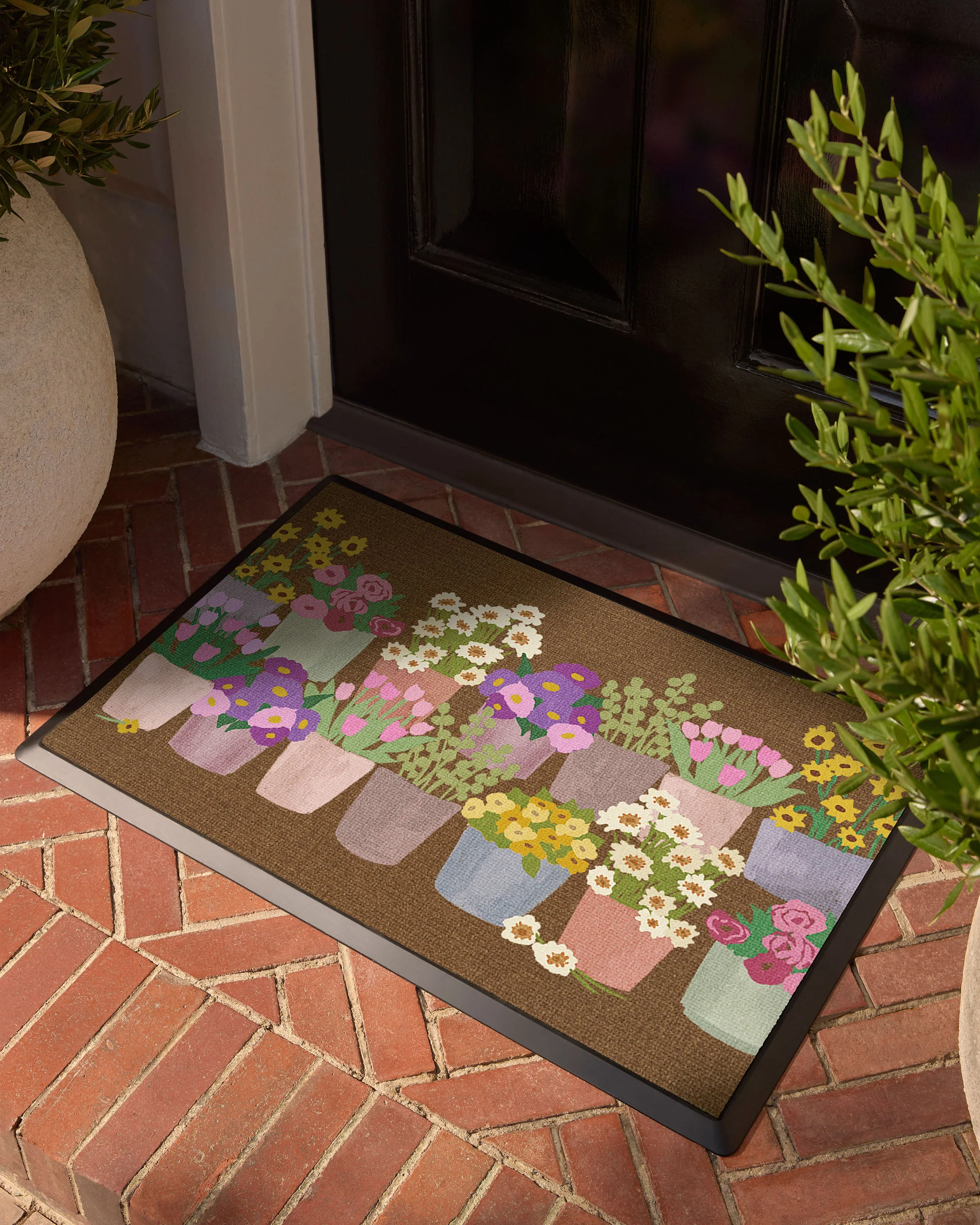 Flower Market Multicolor Doormat - Image 2