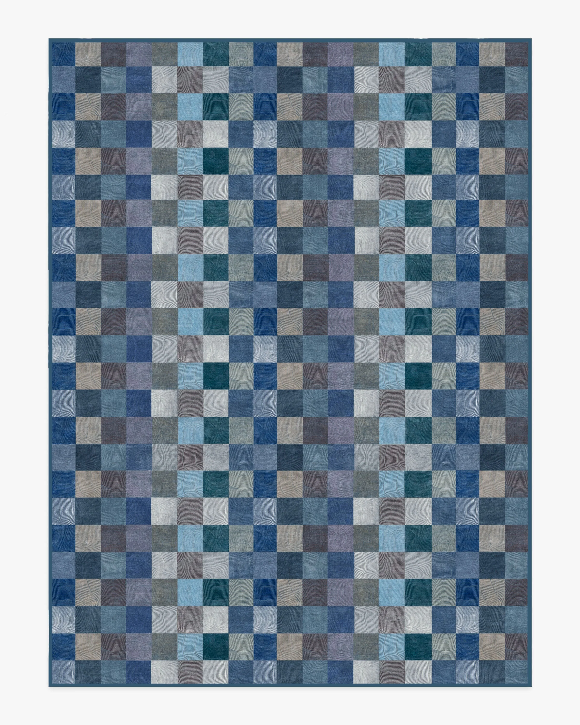 Flux Blue Flatwoven Rug - Image 10