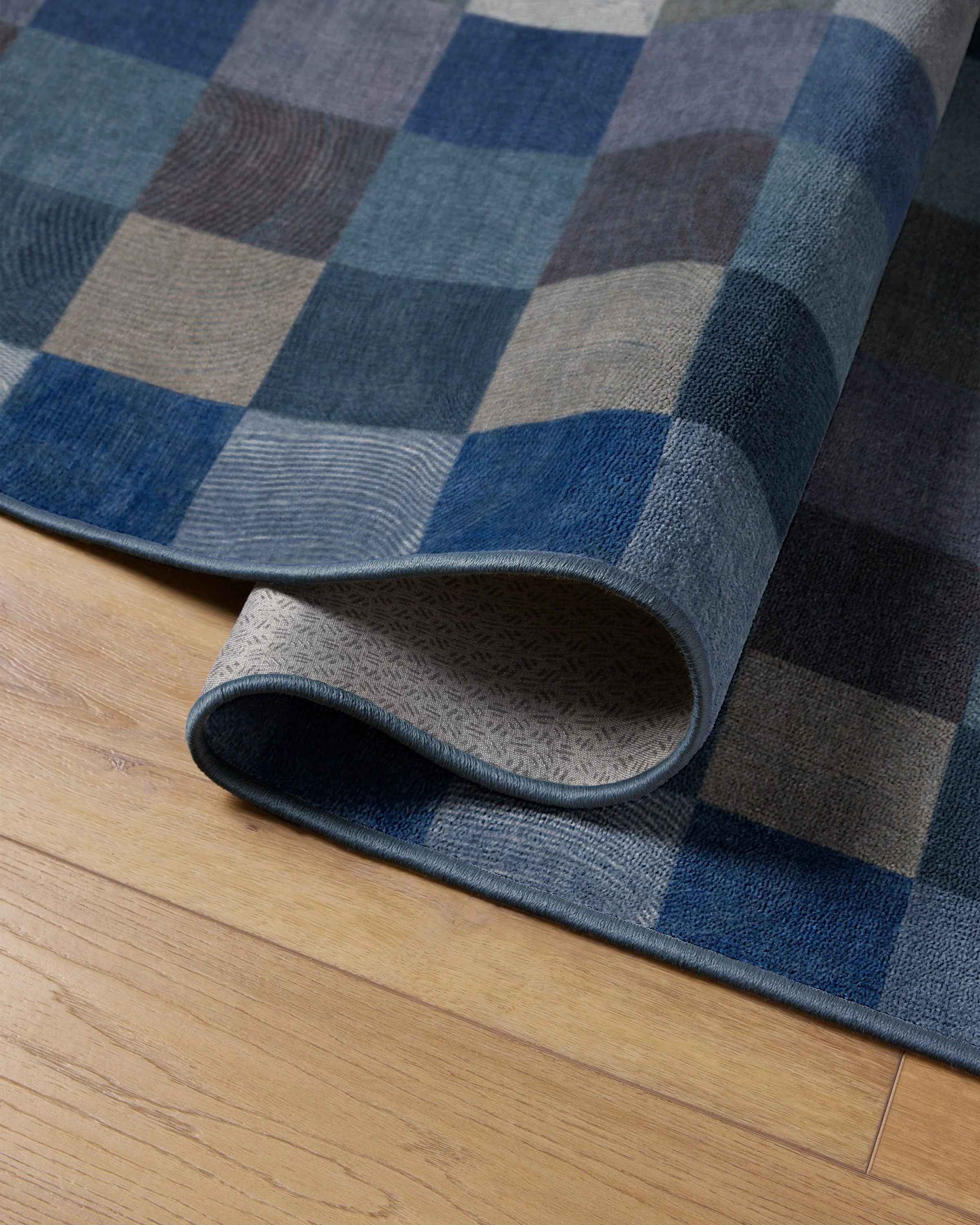 Flux Blue Flatwoven Rug - Image 13