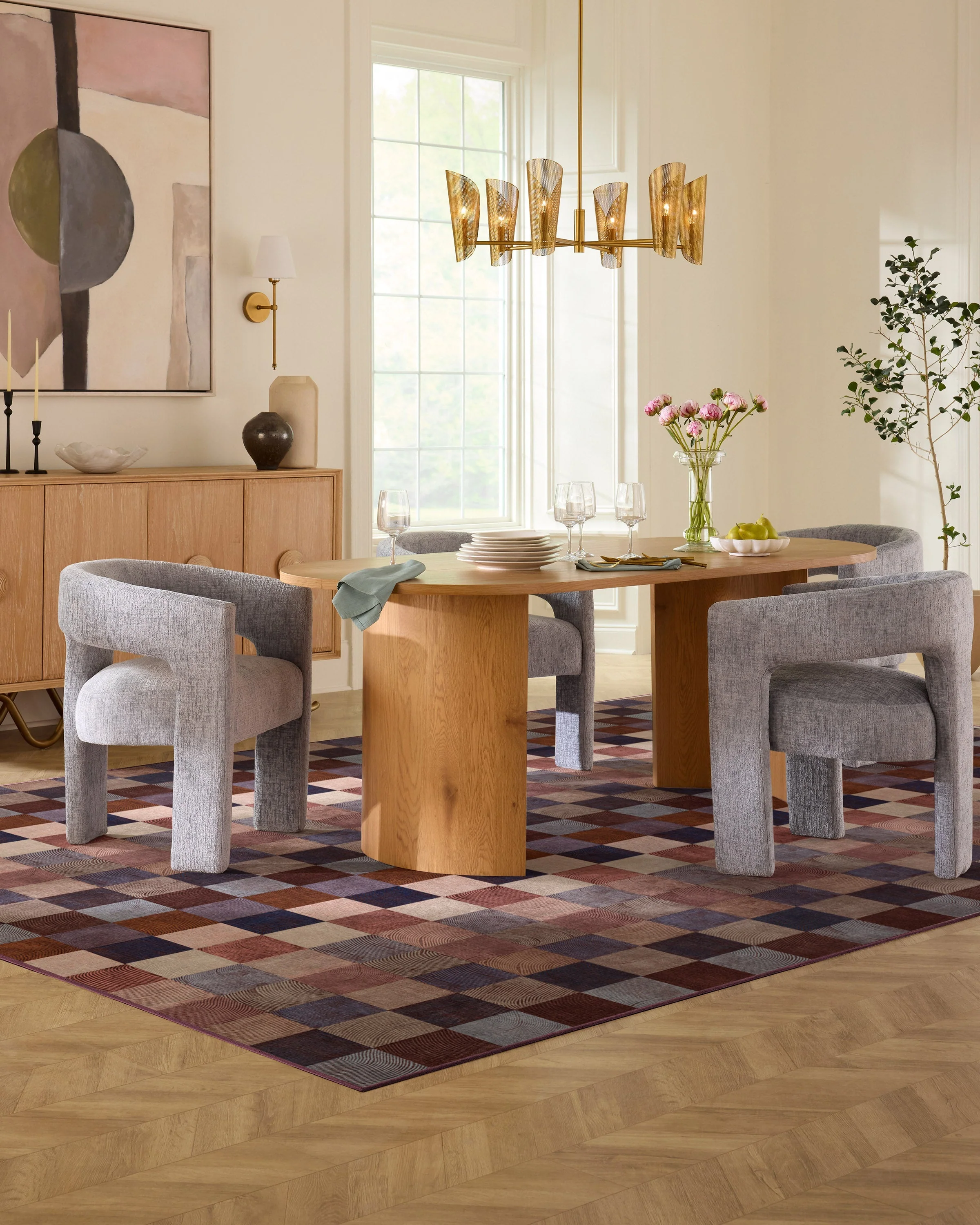 Flux Copper Multicolor Flatwoven Rug - Image 3