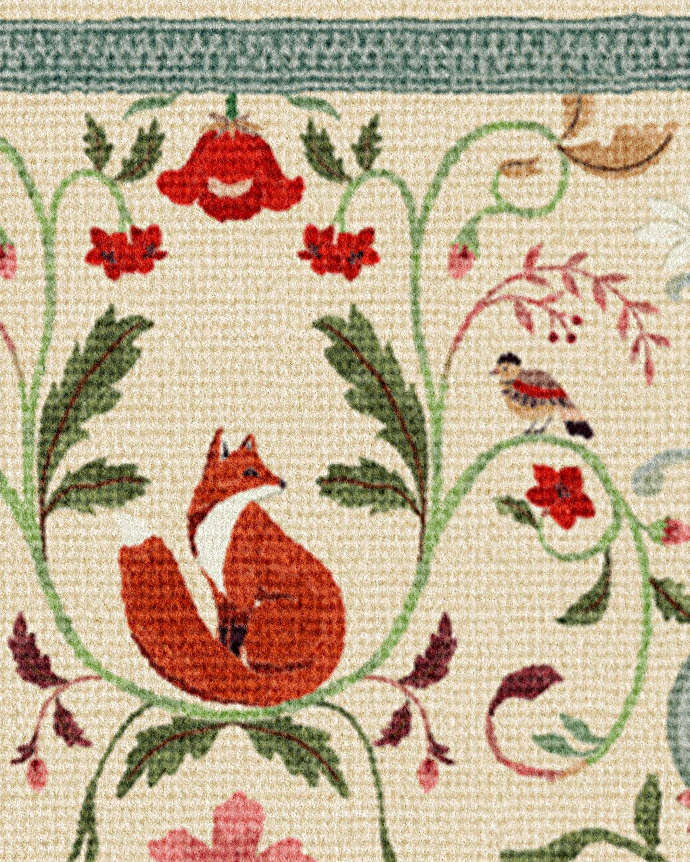Foxfen Cream Doormat - Image 2