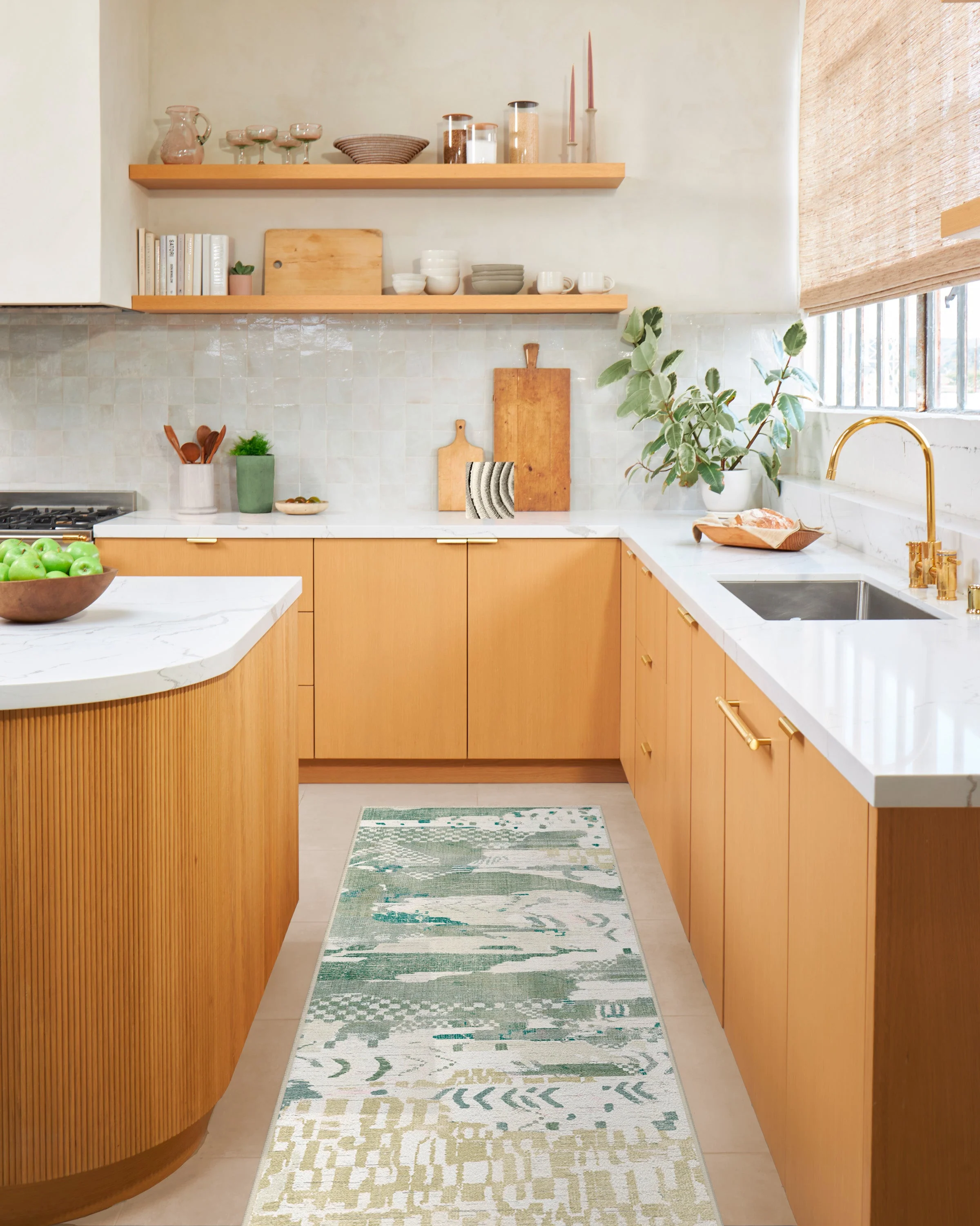 Gaia Green Rug - Image 3
