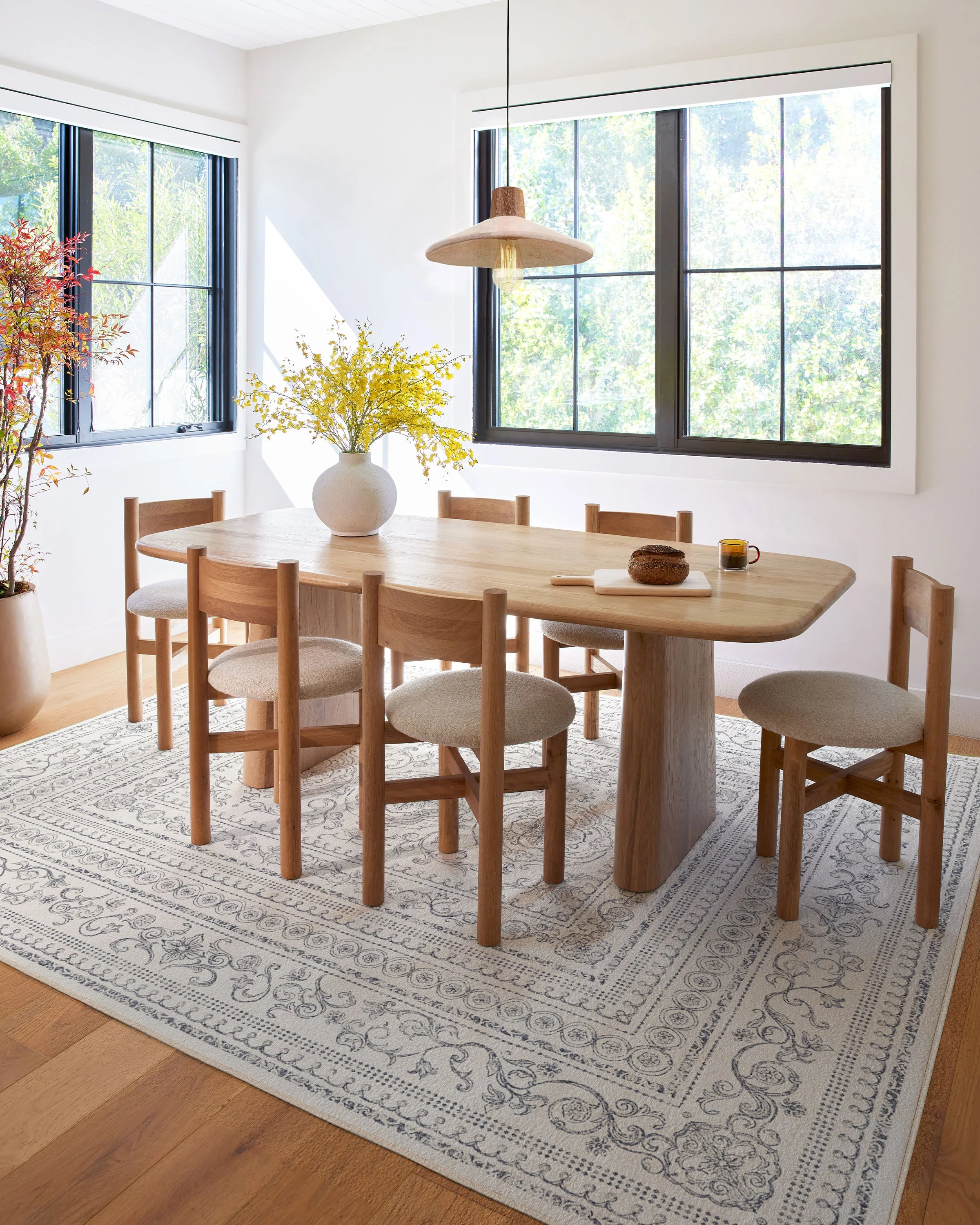 Gisele Ivory & Soft Charcoal Rug - Image 6