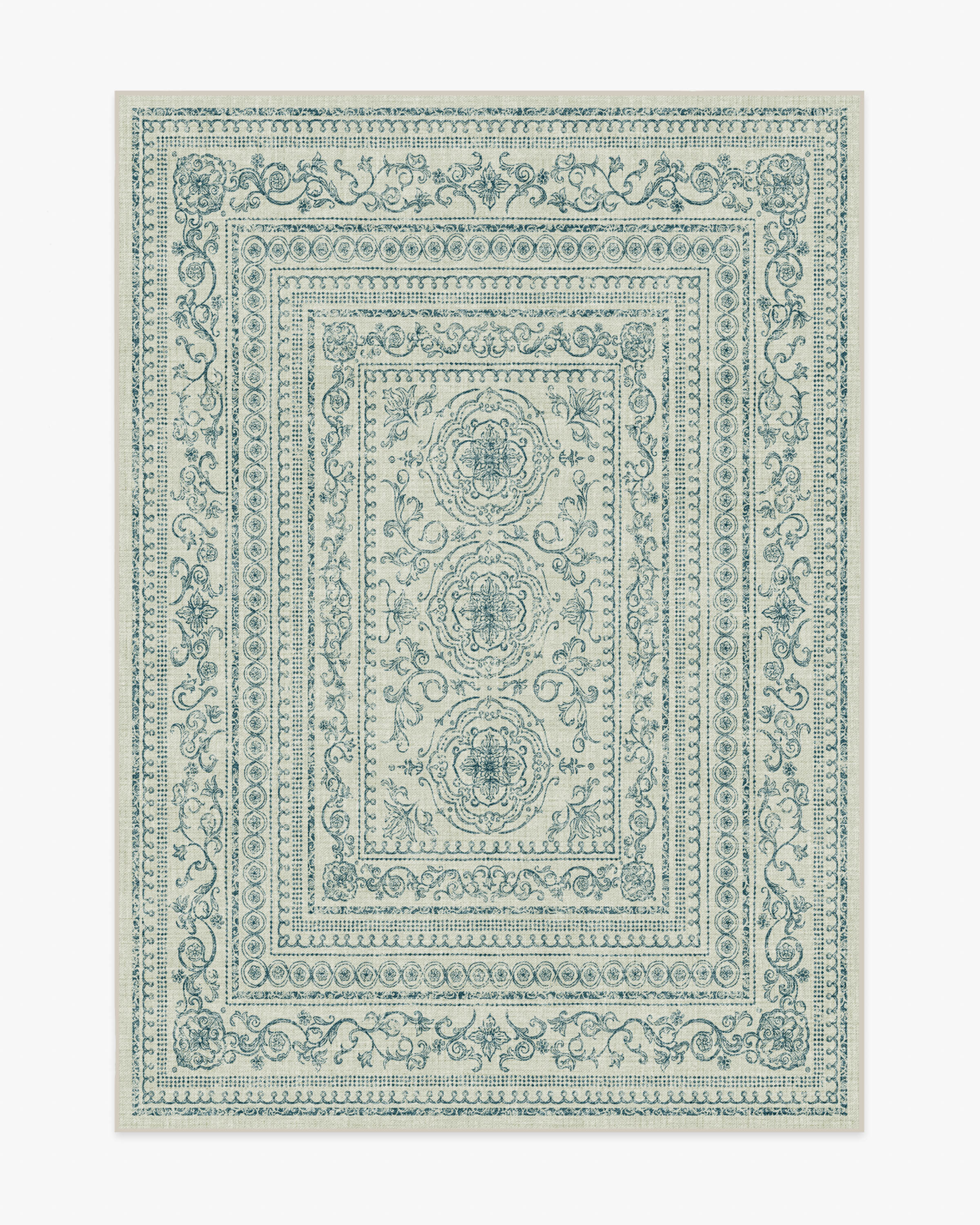 Gisele Neutral & Navy Rug - Image 2