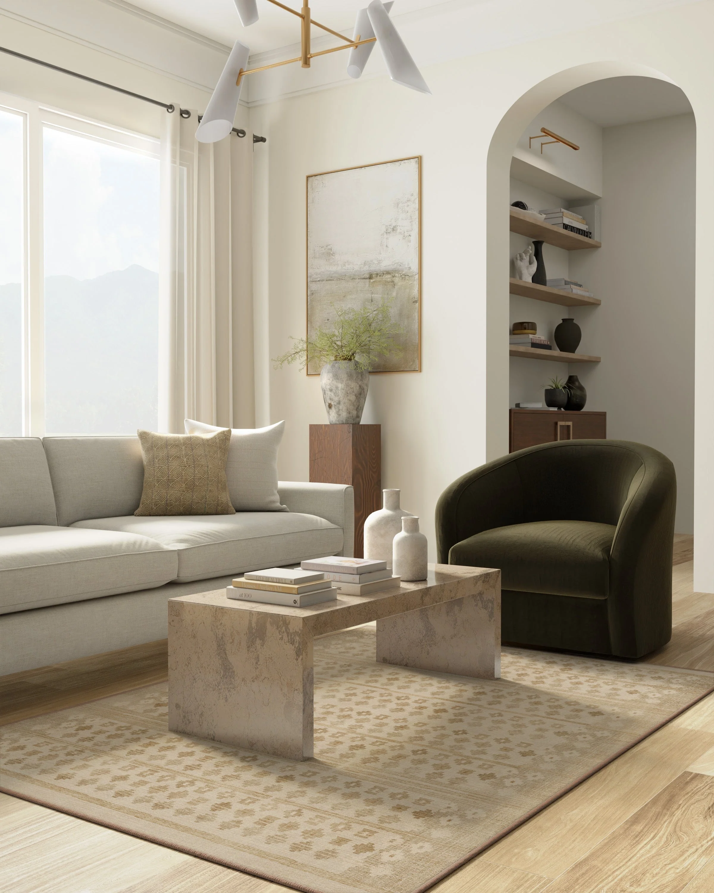Lucia Natural Flatwoven Rug by goop - Image 3