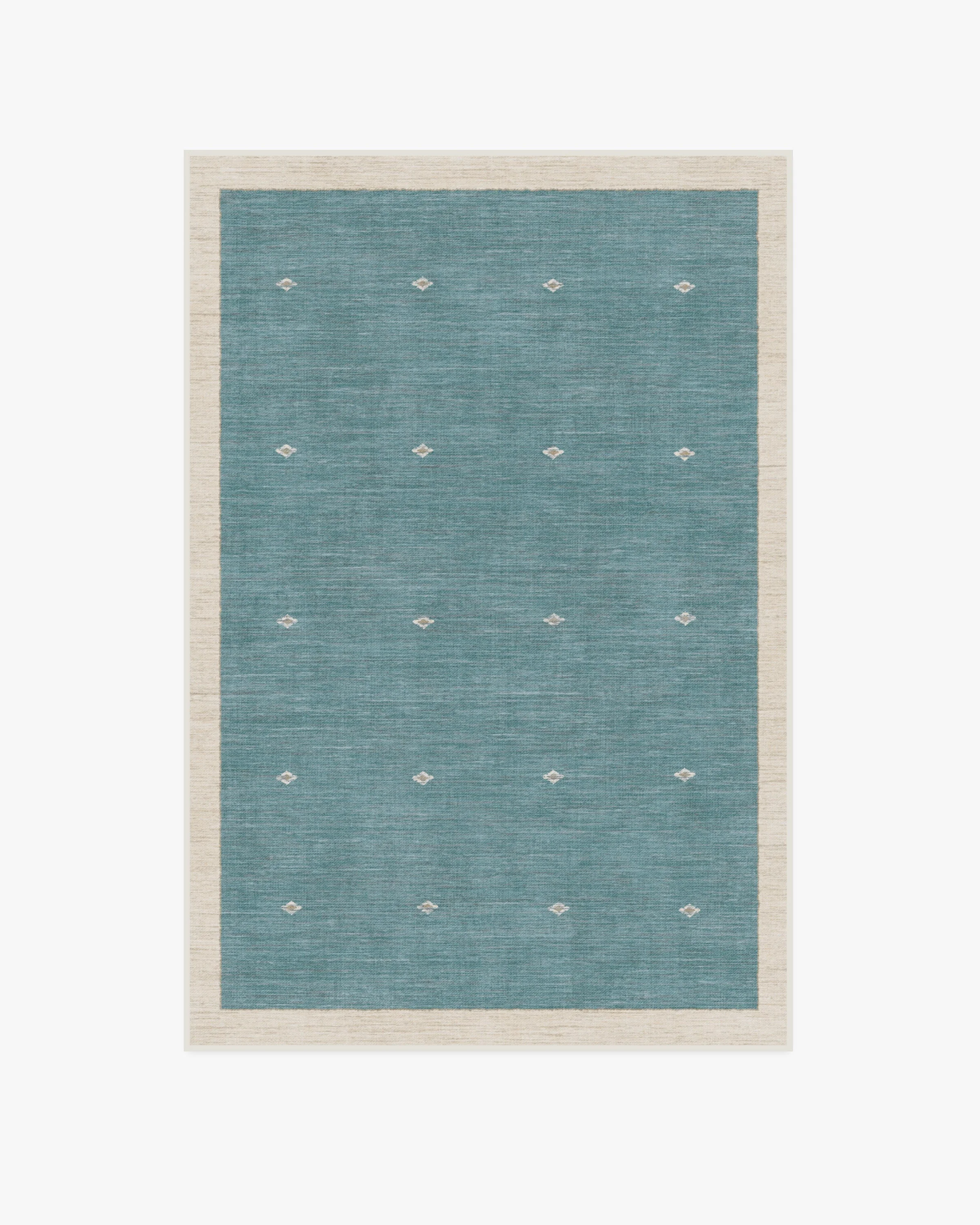 Luna Soft Teal Rug by goop - Image 6
