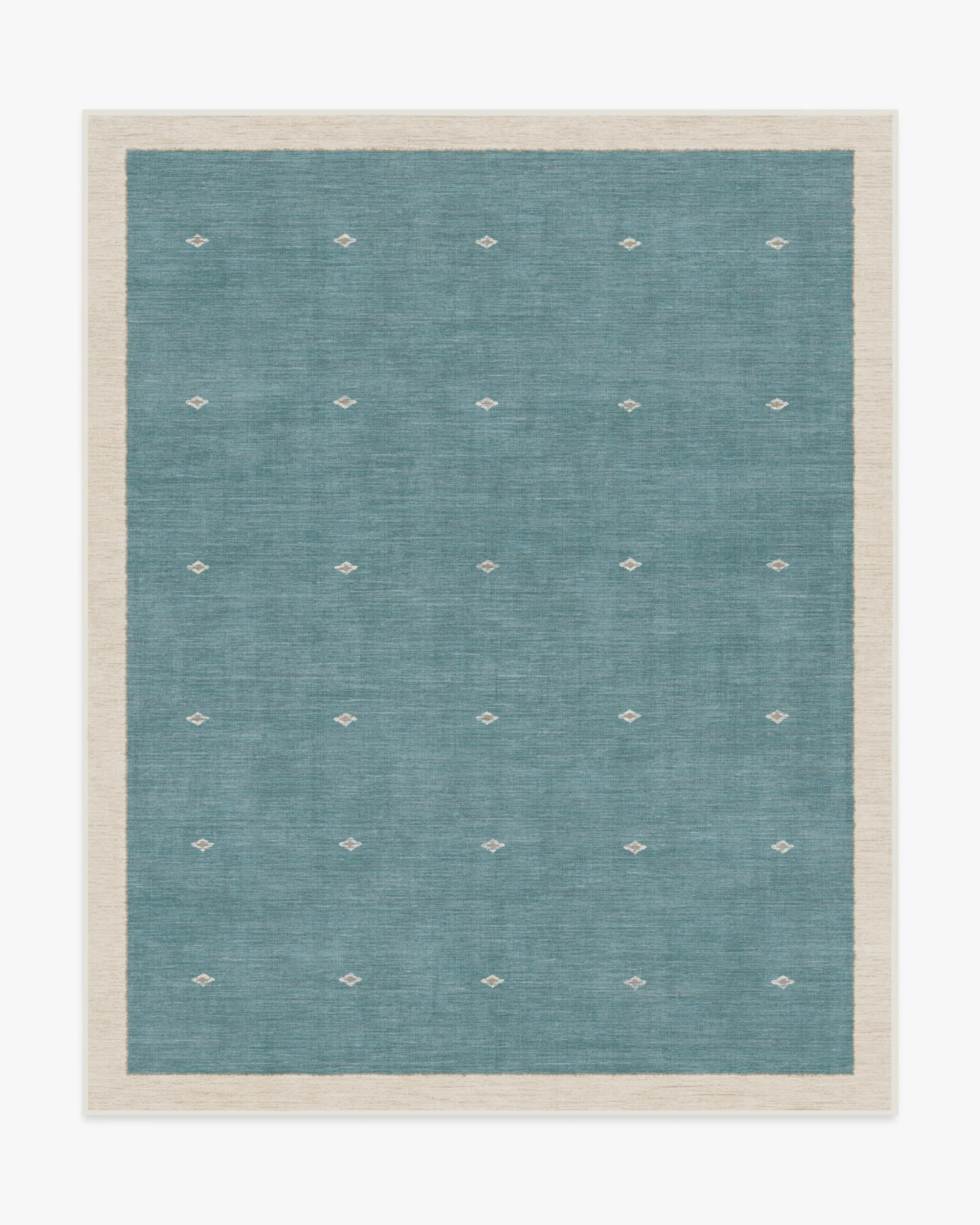 Luna Soft Teal Rug by goop - Image 8