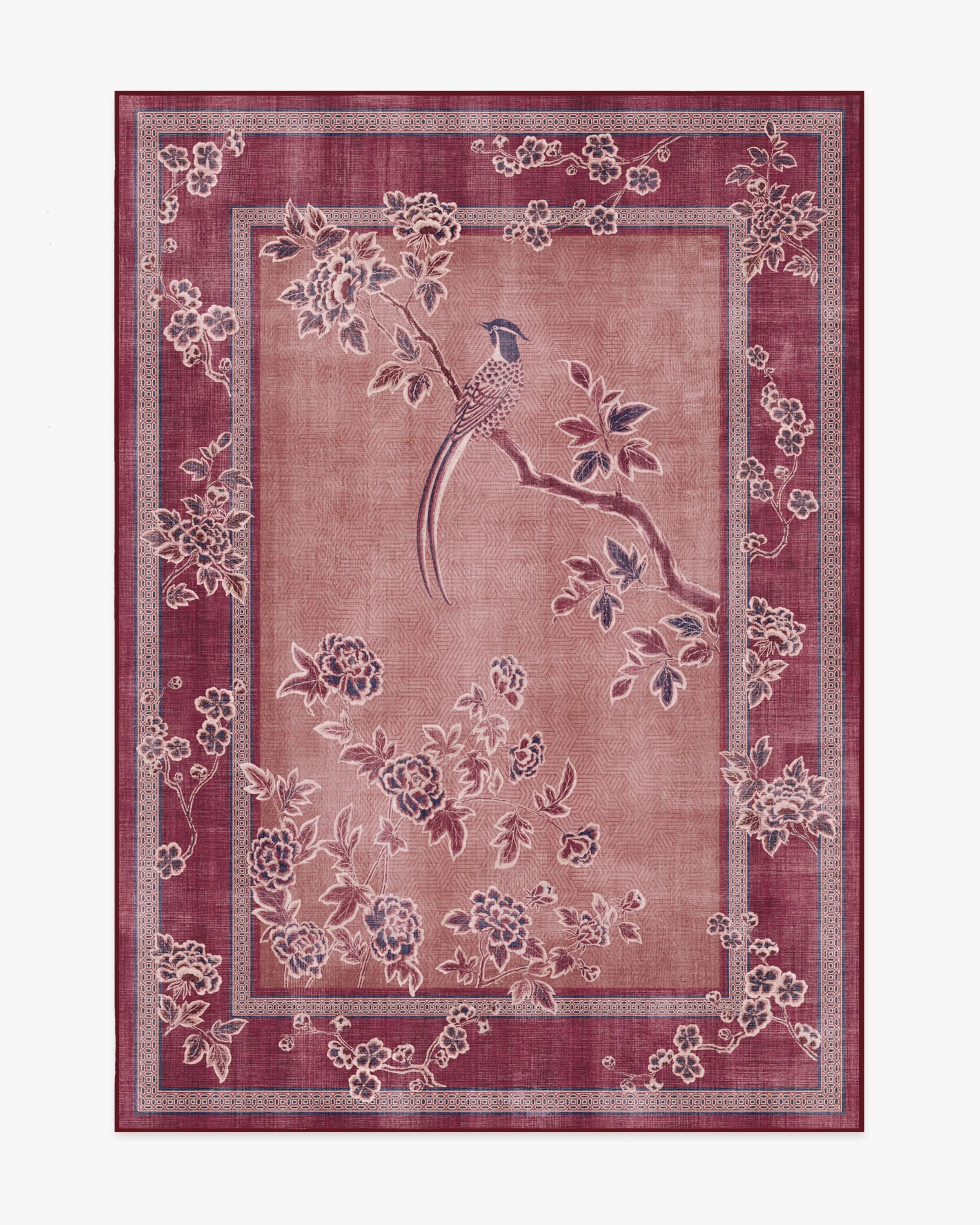 Draper Burgundy Rug by Gracie