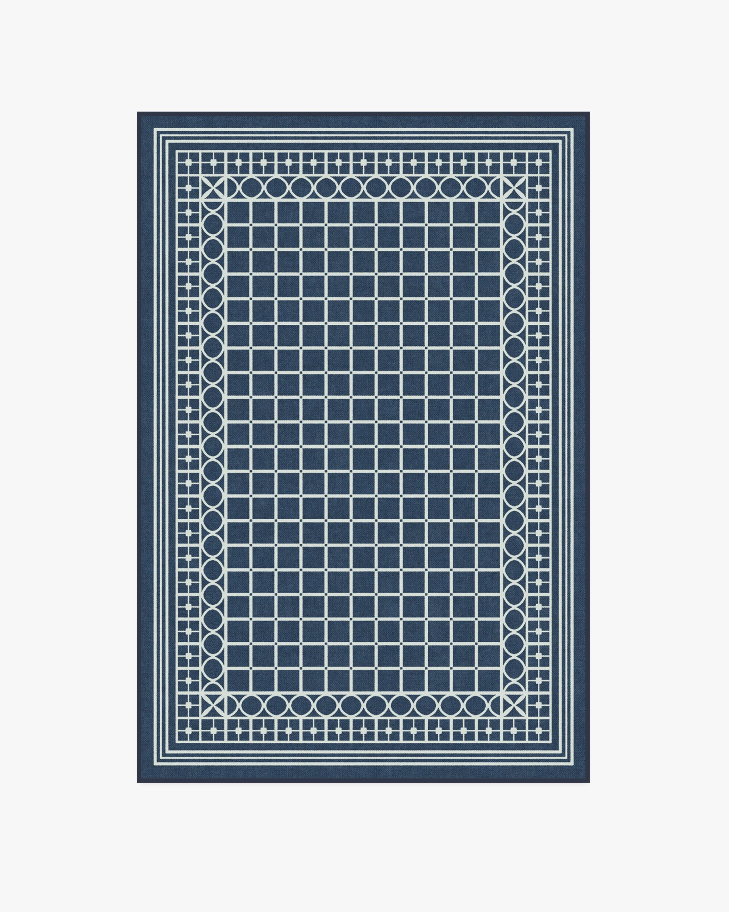Palm Beach Navy Flatwoven Rug by Gray Malin - Image 14