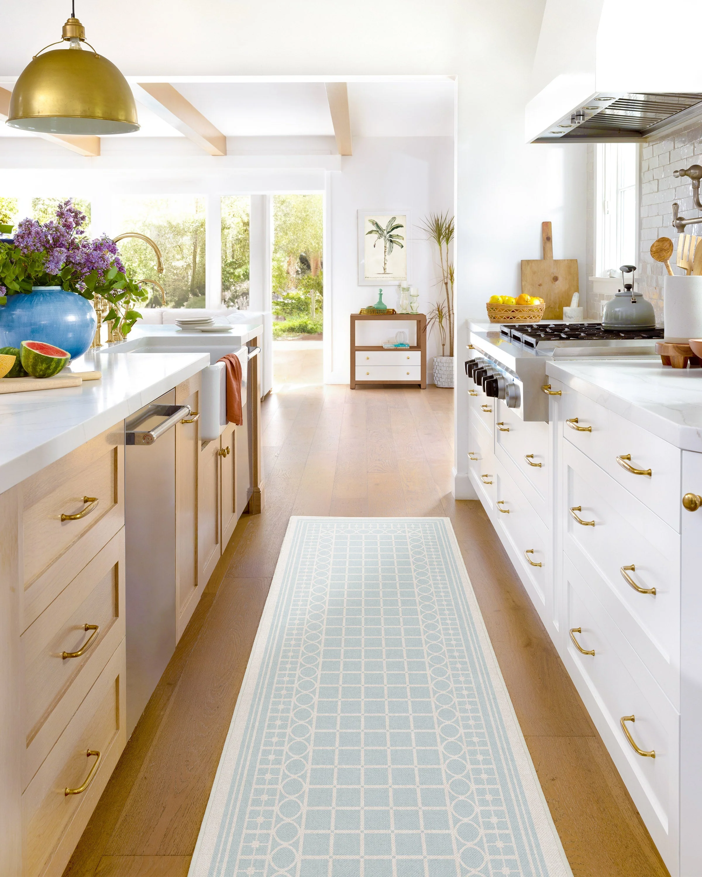 Palm Beach Powder Blue Rug by Gray Malin - Image 15