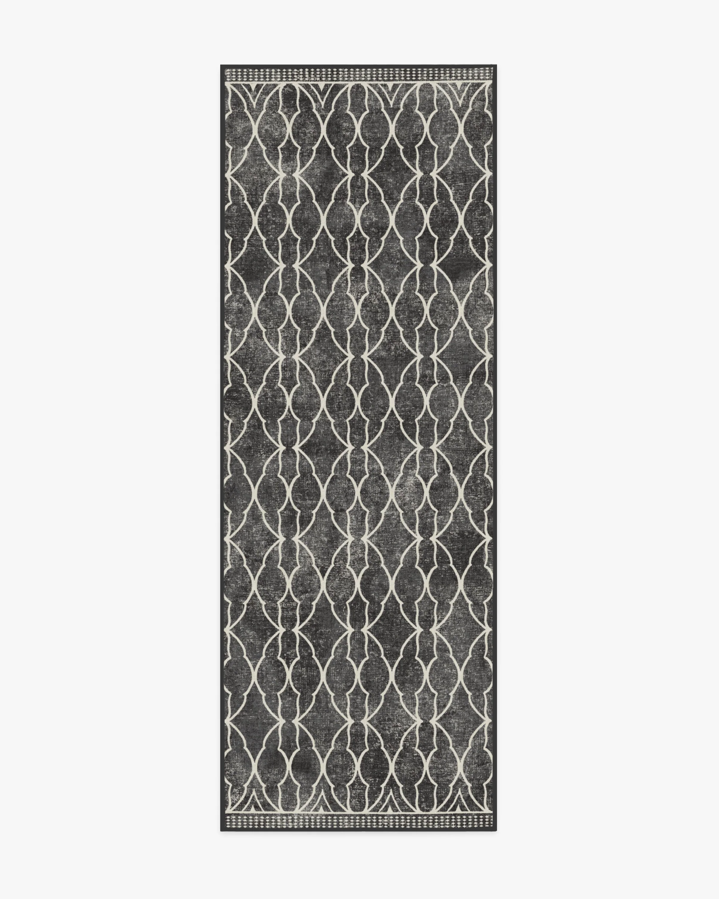 Grogu™ Trellis Black Flatwoven Rug - Image 4