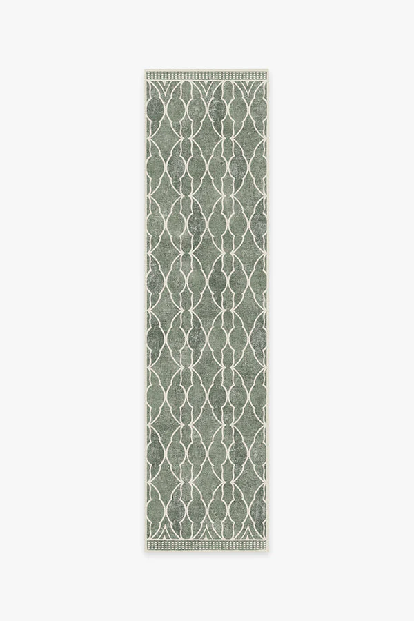 Grogu™ Trellis Sage Green Flatwoven Rug - Image 11