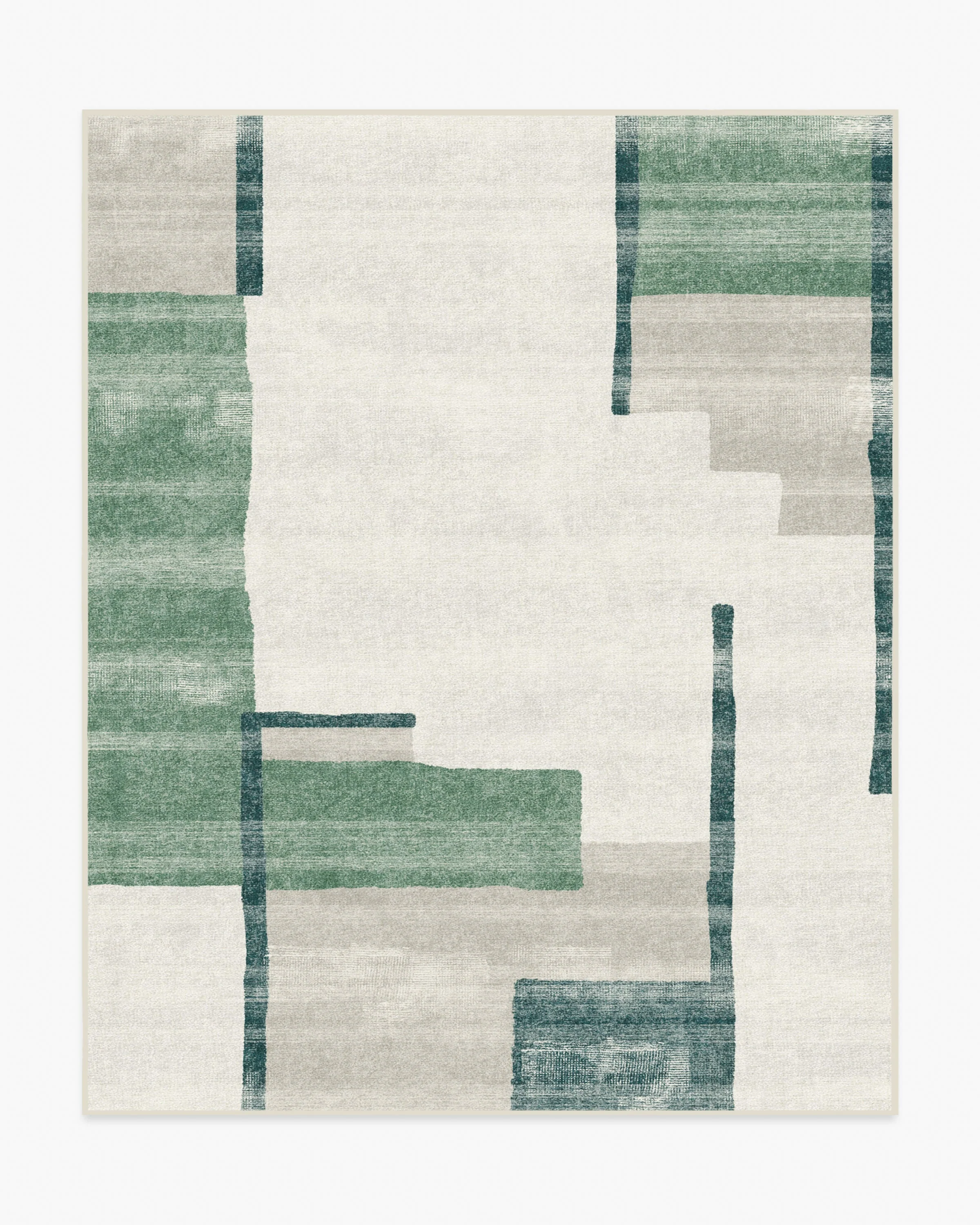 Haylan Ivory & Green Rug - Image 8