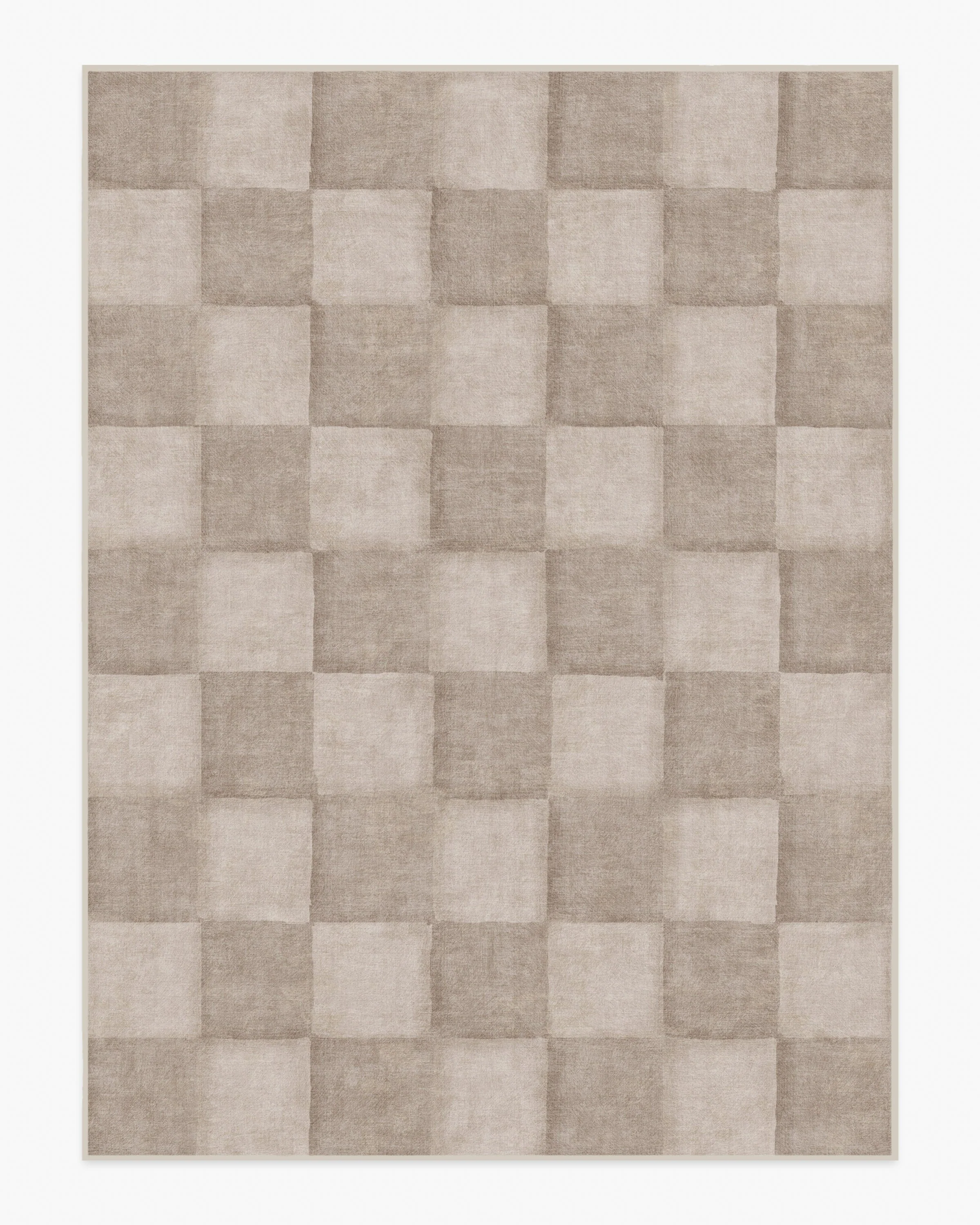 Hearth Check Warm Grey Flatwoven Rug - Image 7