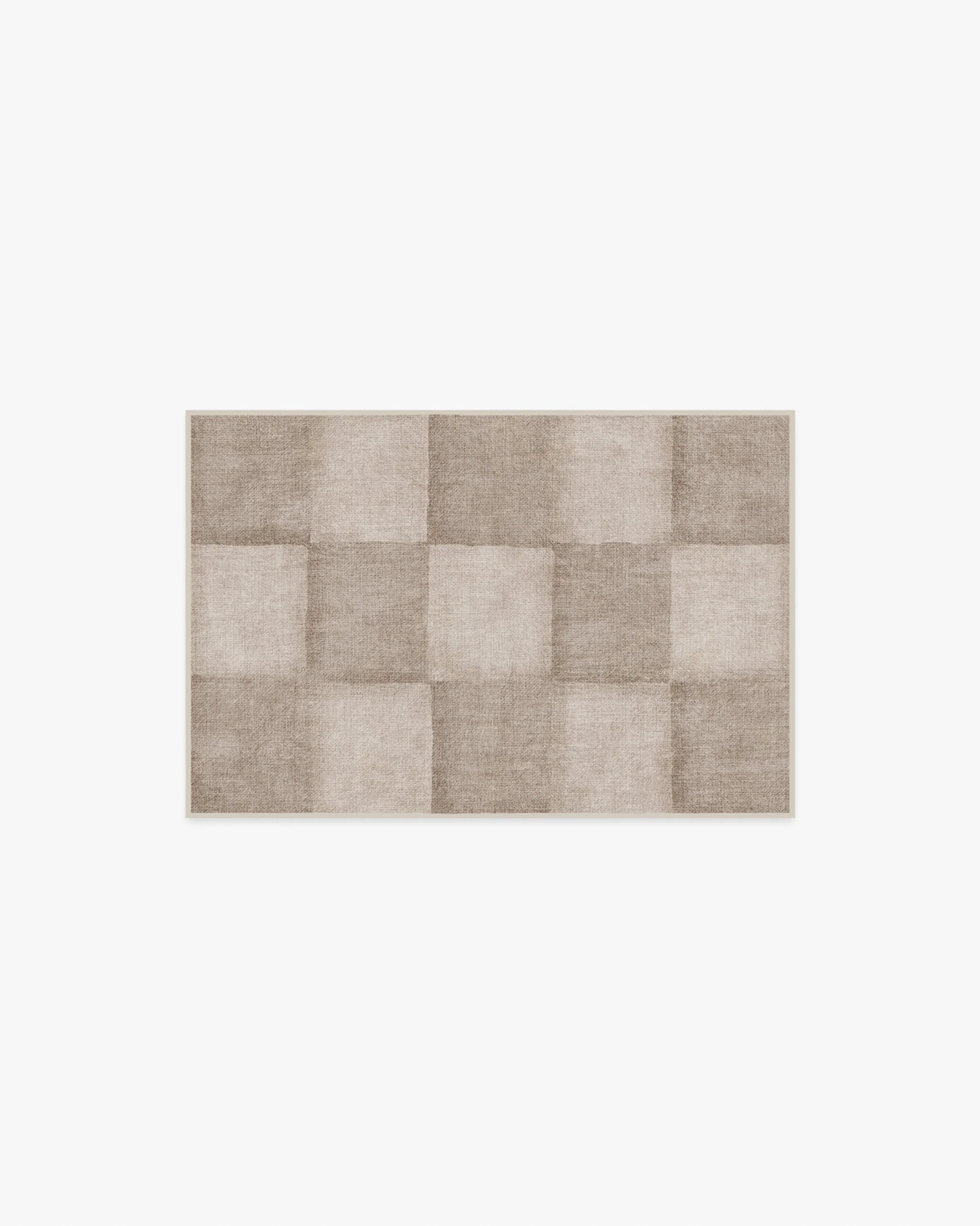 Hearth Check Warm Grey Rug - Image 2